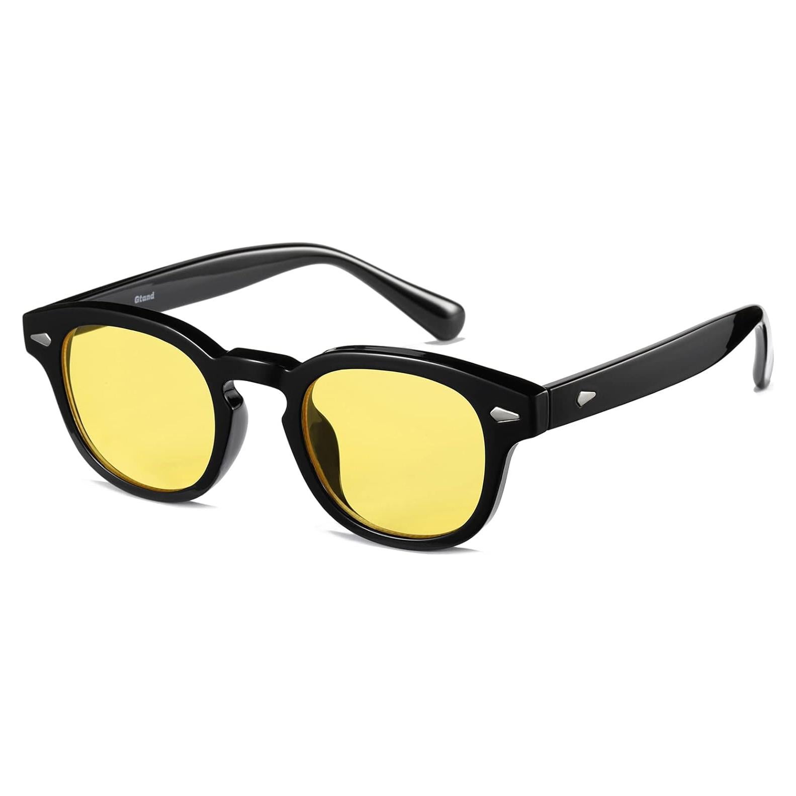 Gafas de Sol Gtand Unisex Retro 46mm UV400 Marco Negro