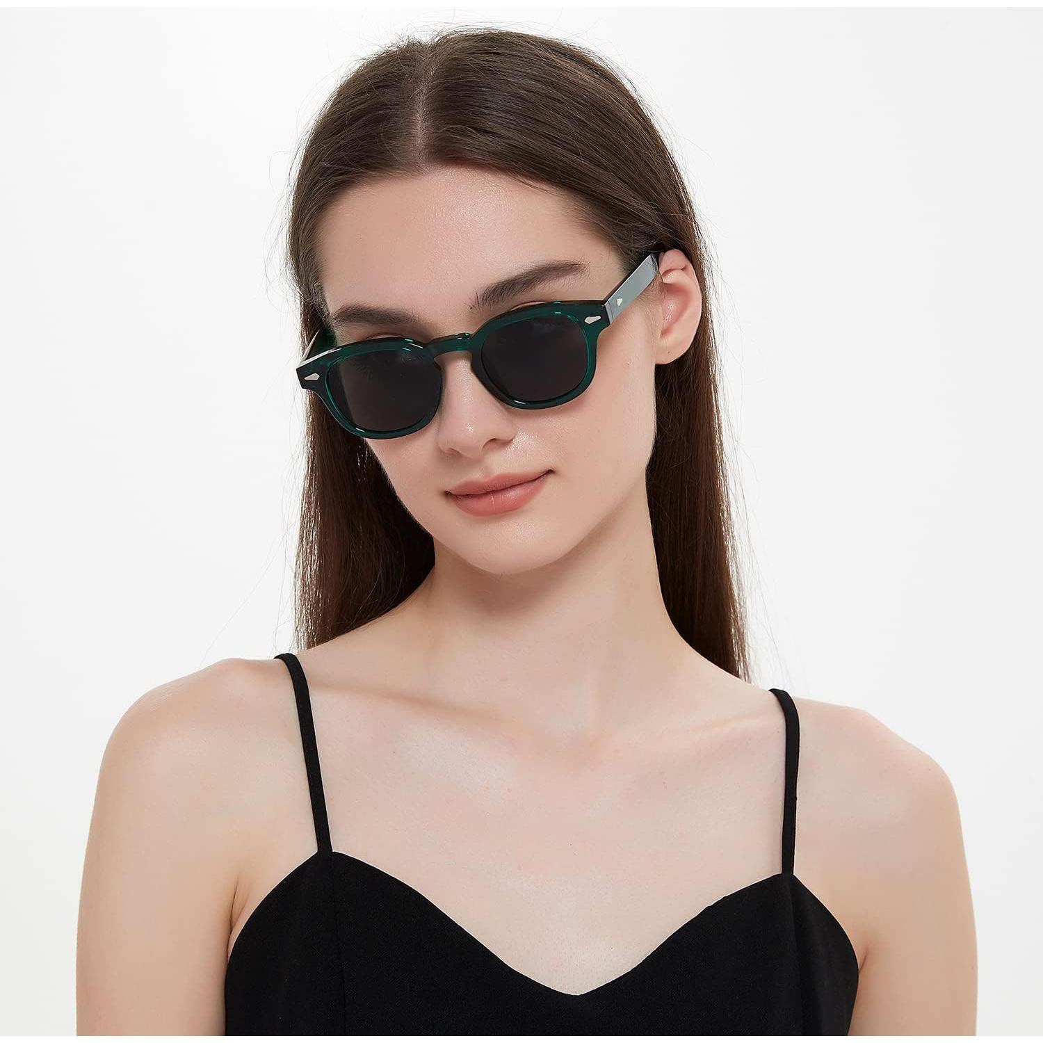 Gafas de Sol Gtand Unisex Retro 46mm UV400 Verde Esmeralda