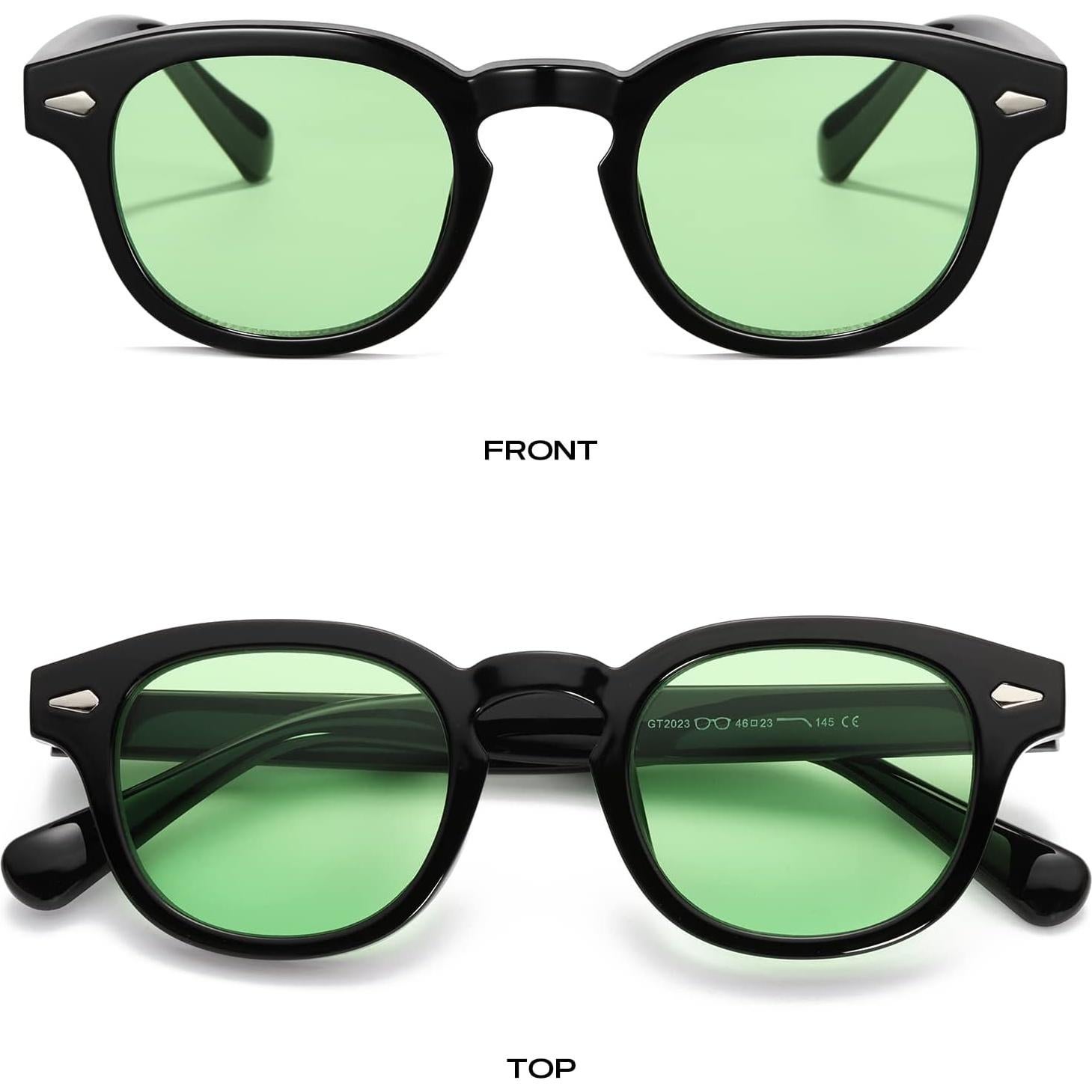 Gafas de Sol Gtand Unisex Retro 46mm UV400 Tinte Verde