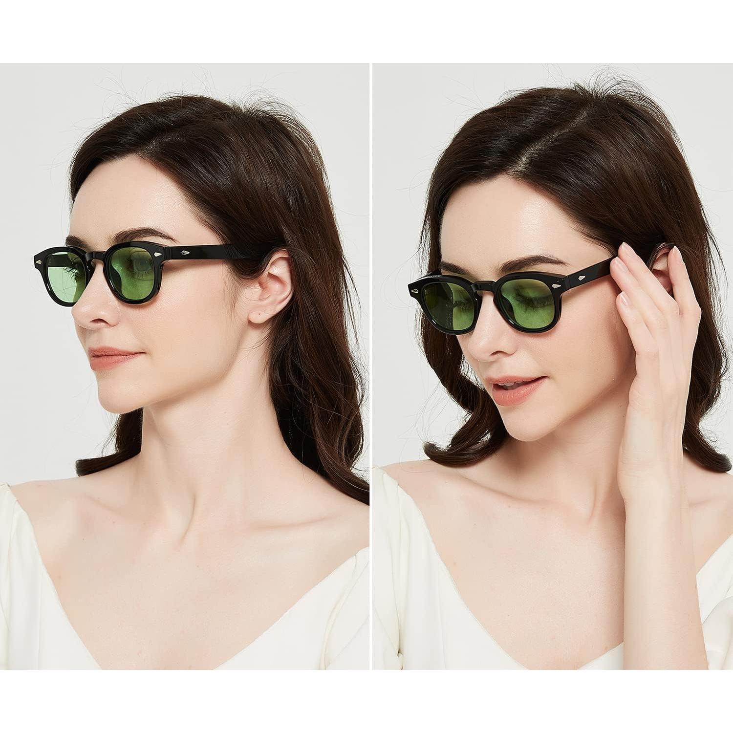 Gafas de Sol Gtand Unisex Retro 46mm UV400 Tinte Verde