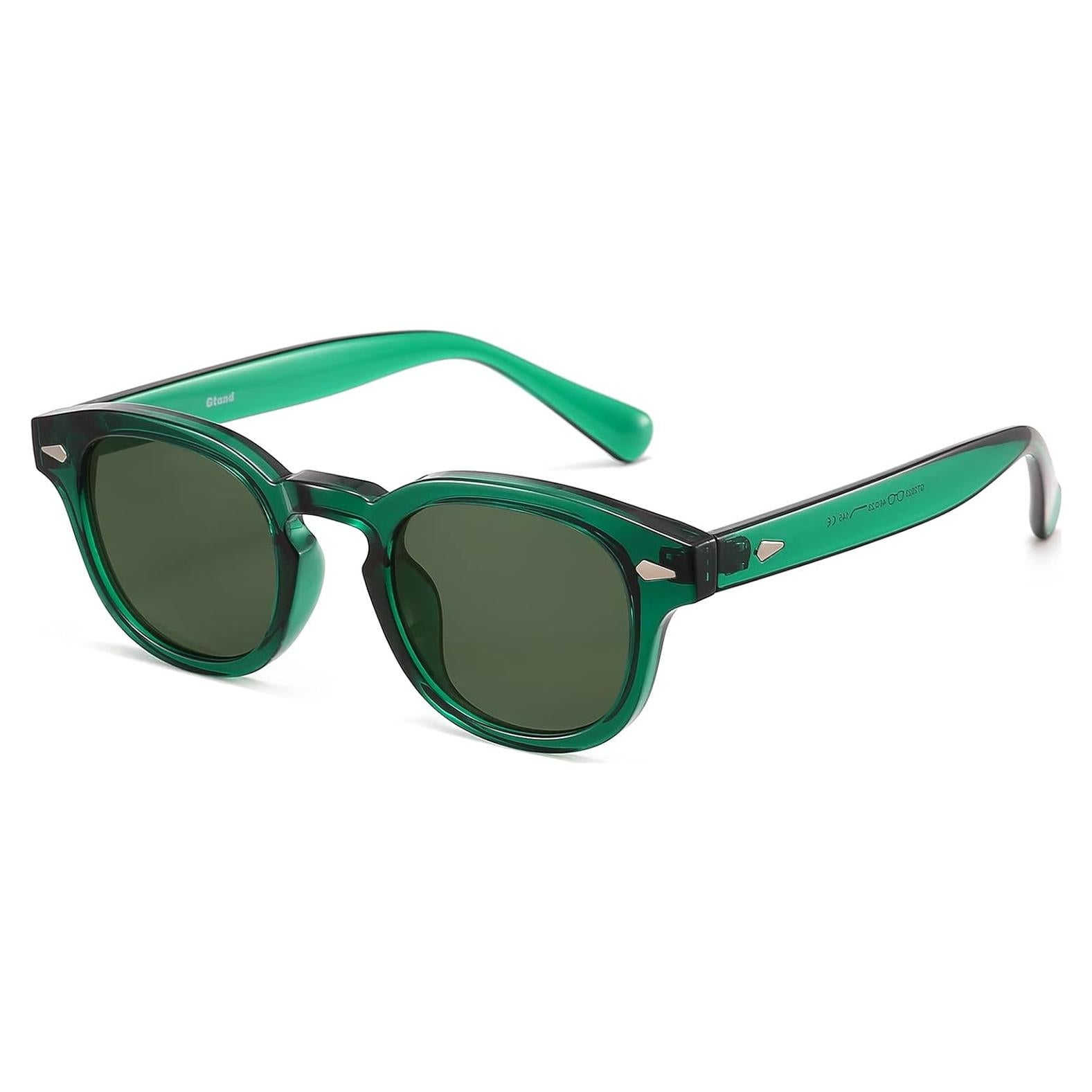 Gafas de Sol Gtand Unisex Retro 46mm UV400 Montura Verde