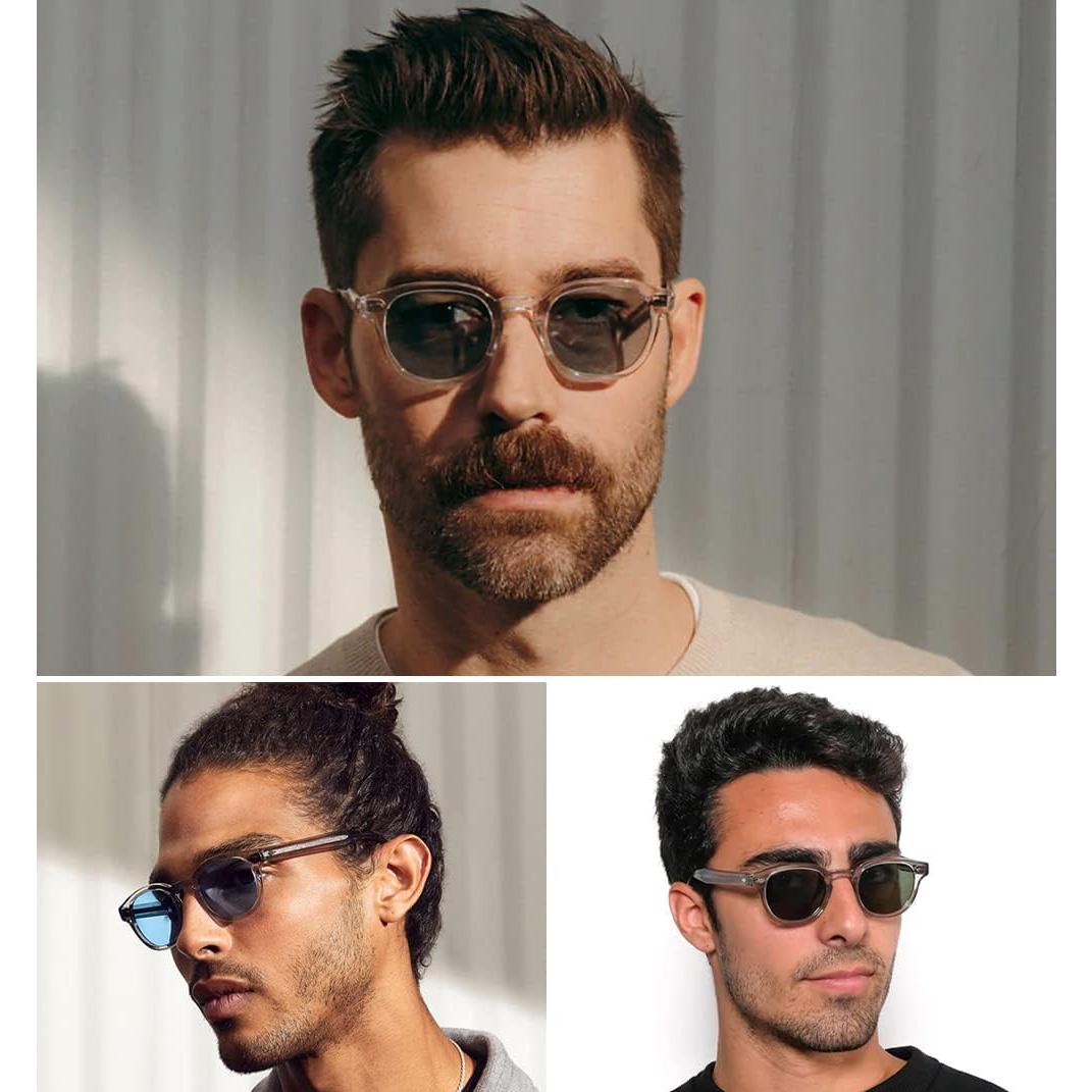 Gafas de sol redondas GTAND unisex 46mm UV400 estilo retro