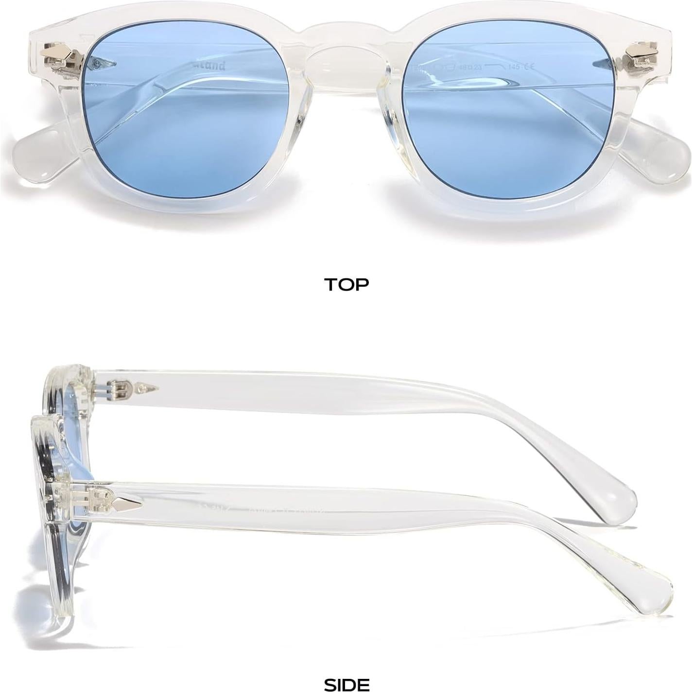 Gafas de sol redondas GTAND unisex 46mm UV400 estilo retro