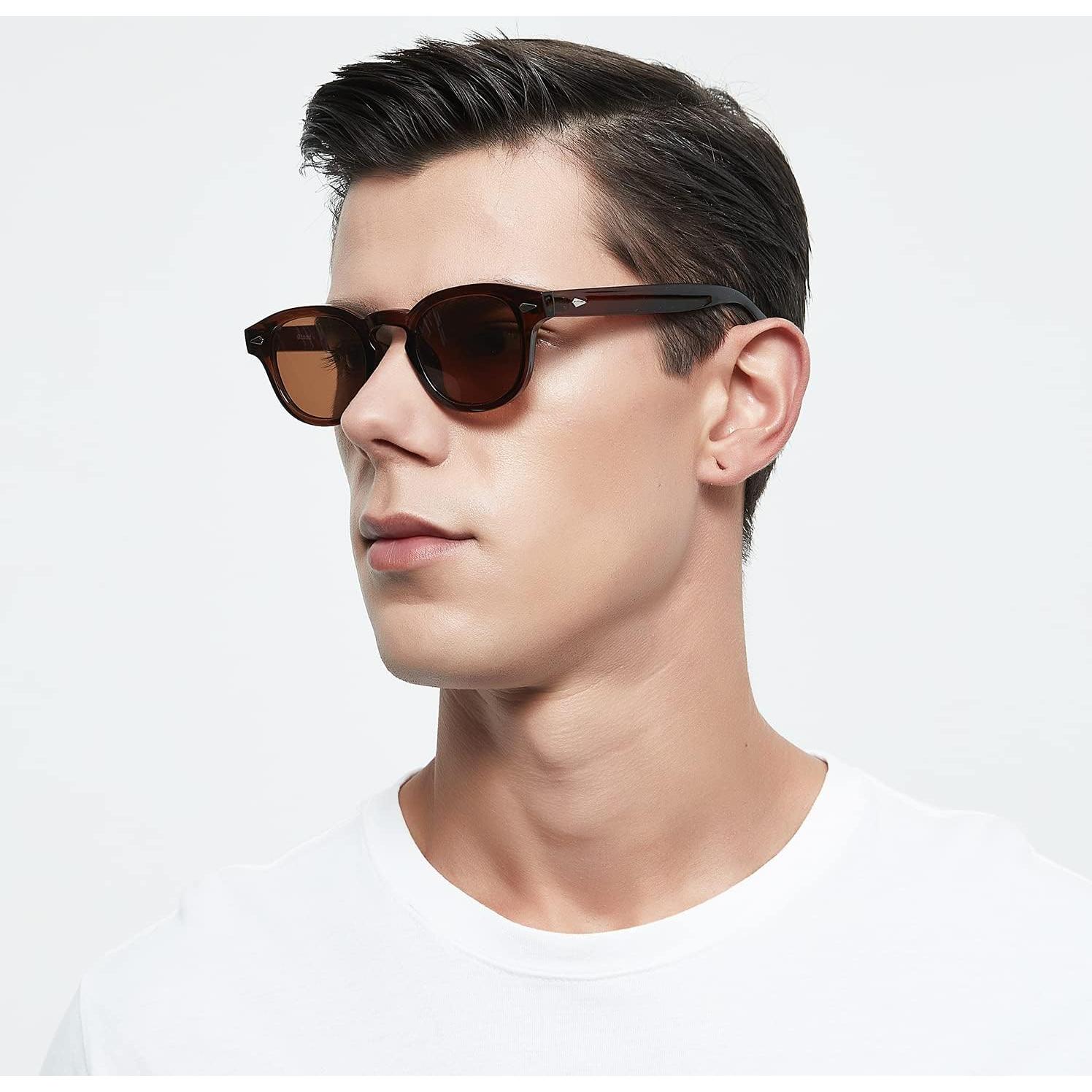 Gafas de Sol Gtand Unisex Retro 46mm UV400 Marrón