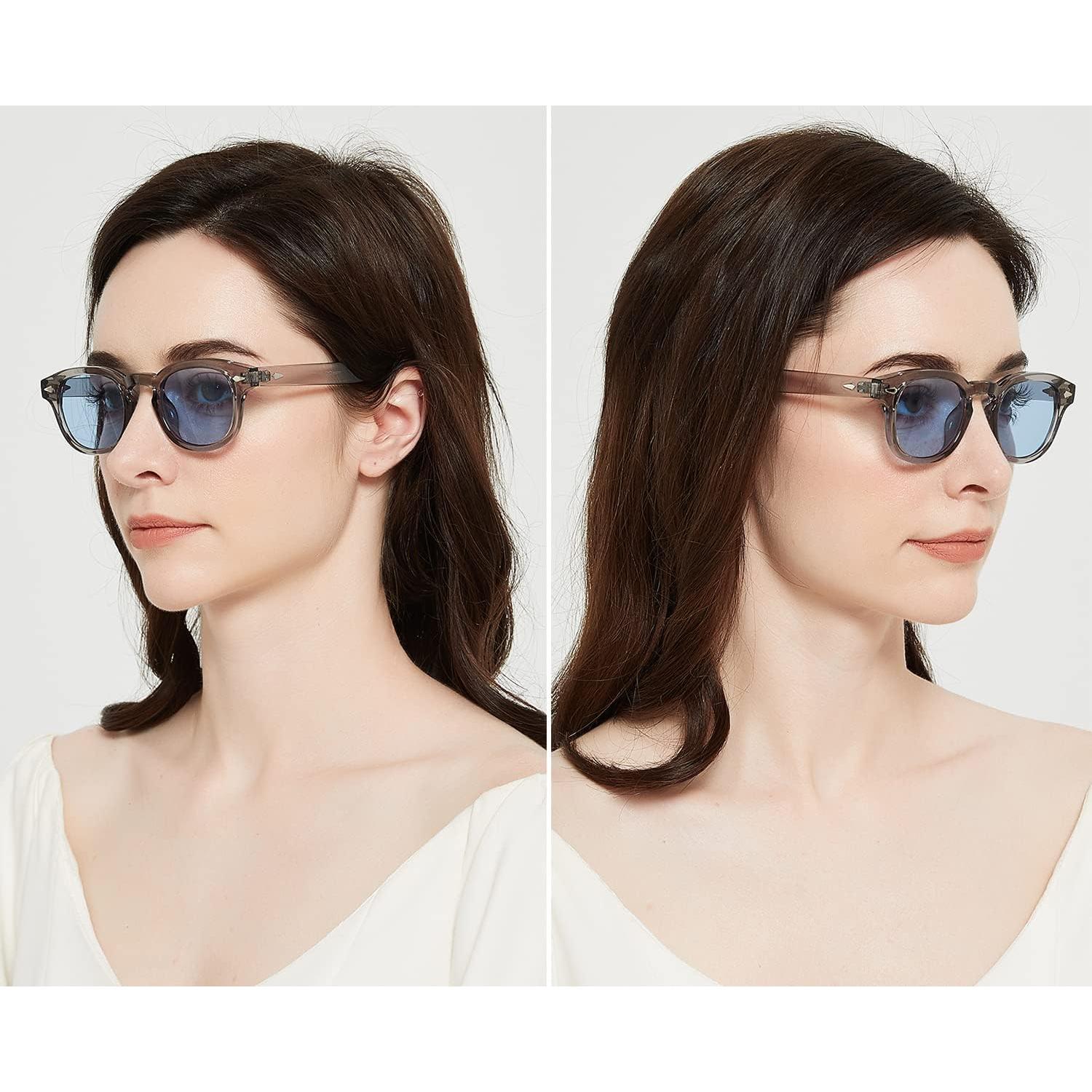 Gafas de Sol Gtand Unisex Retro Circulares 46mm Tinte Azul