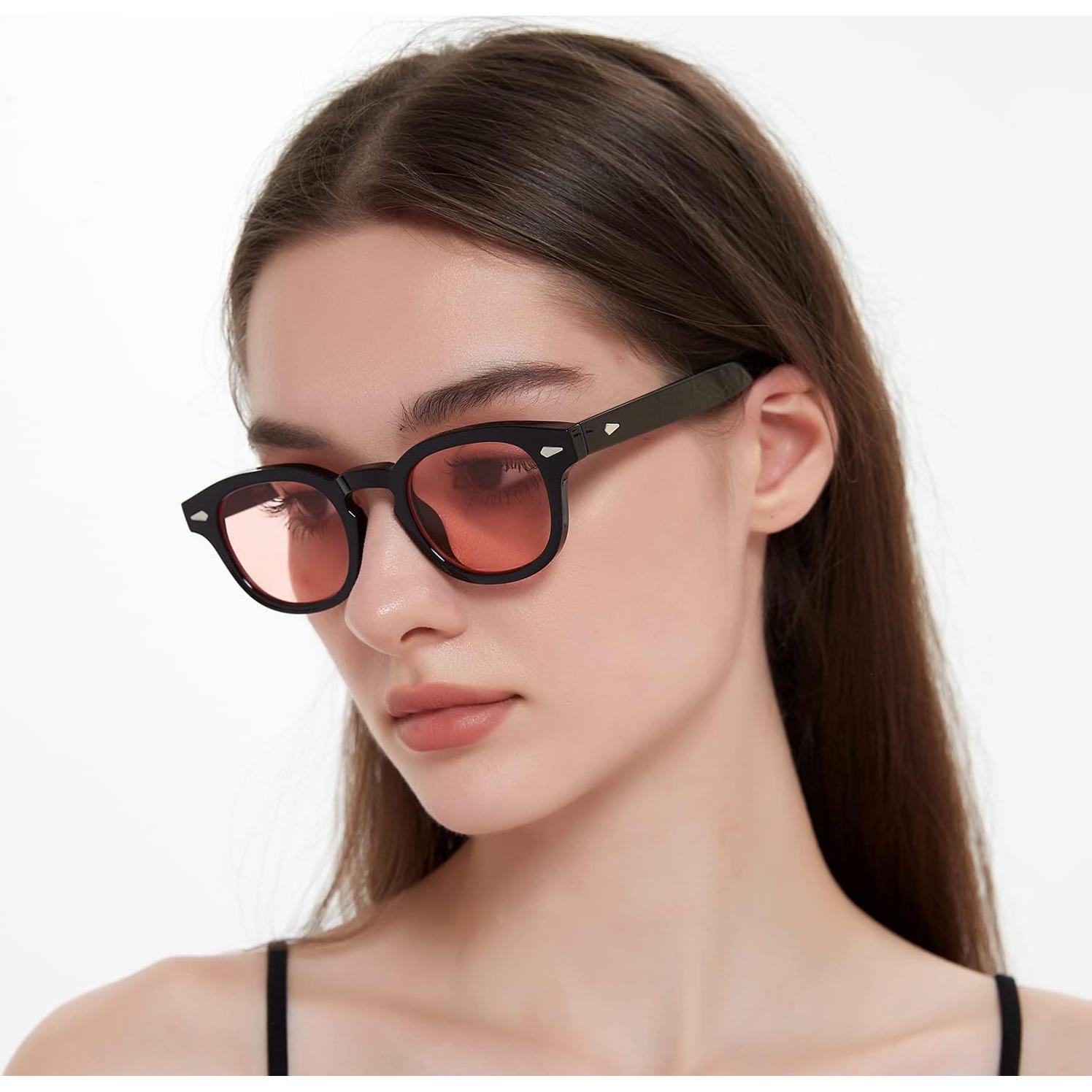 Gafas de Sol Gtand Unisex Retro Circulares 46mm Tinte Rosa