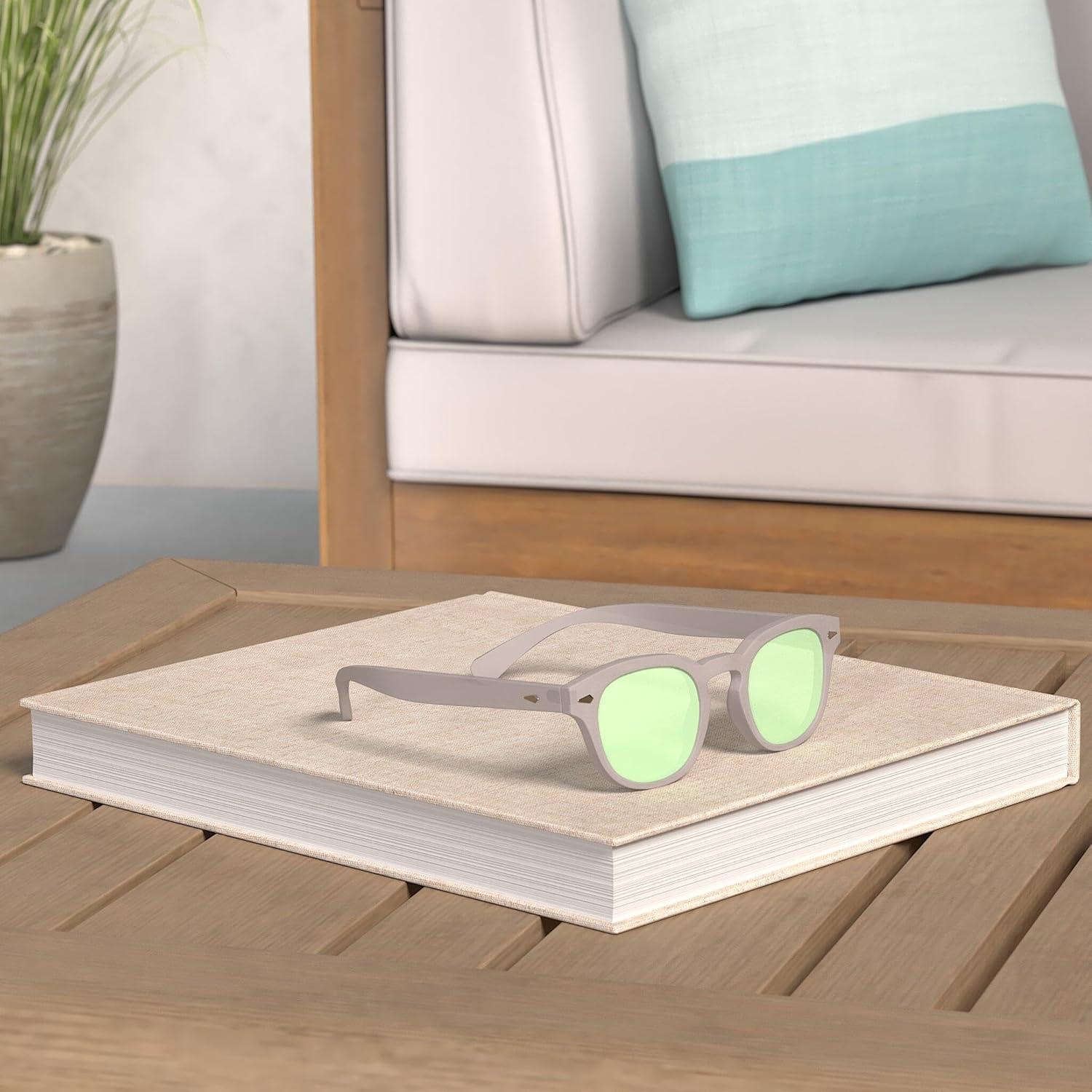 Gafas de Sol Gtand Unisex Retro 46mm UV400 Tinte Verde