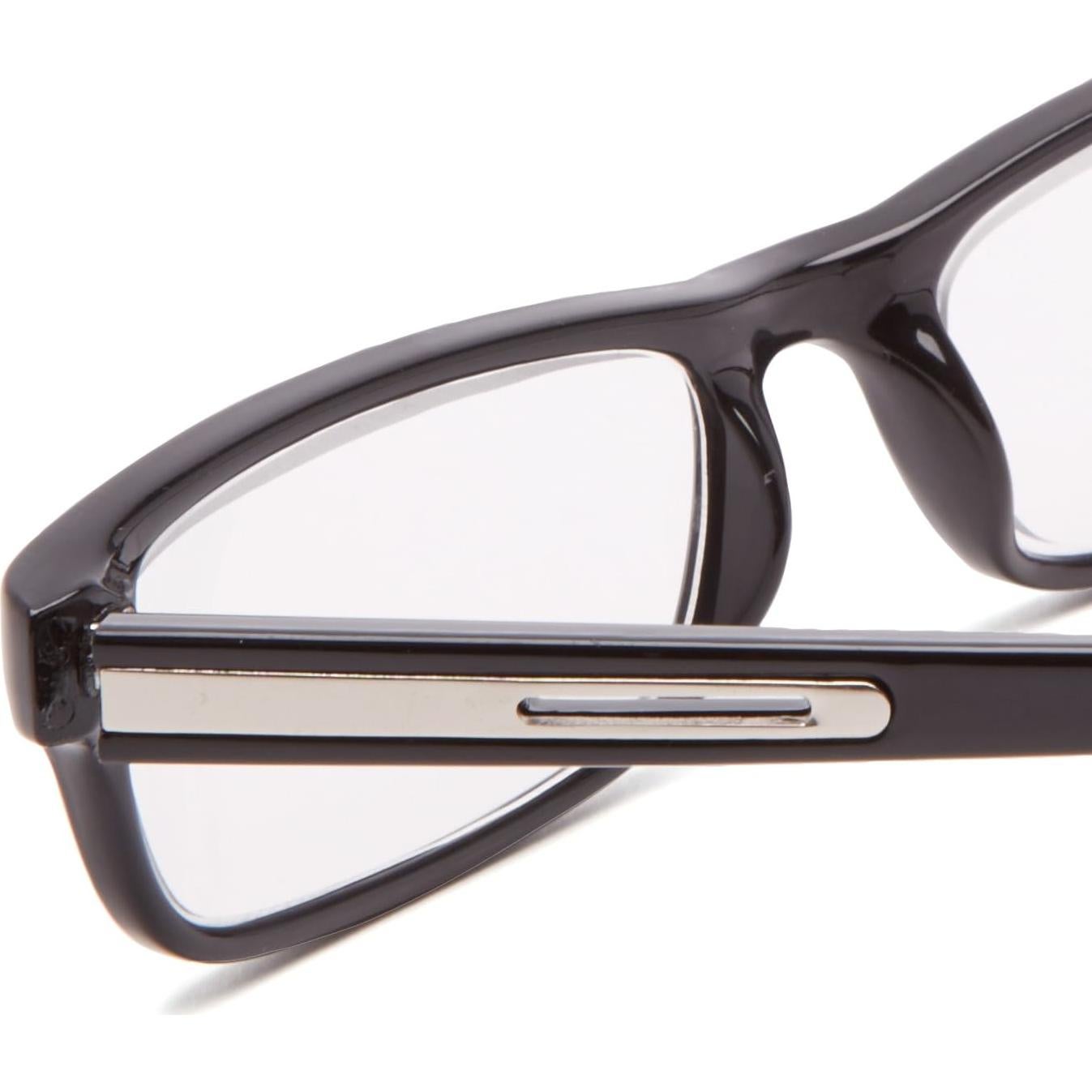 Gafas de lectura Brandon Foster Grant 3.25x Negro Brillante