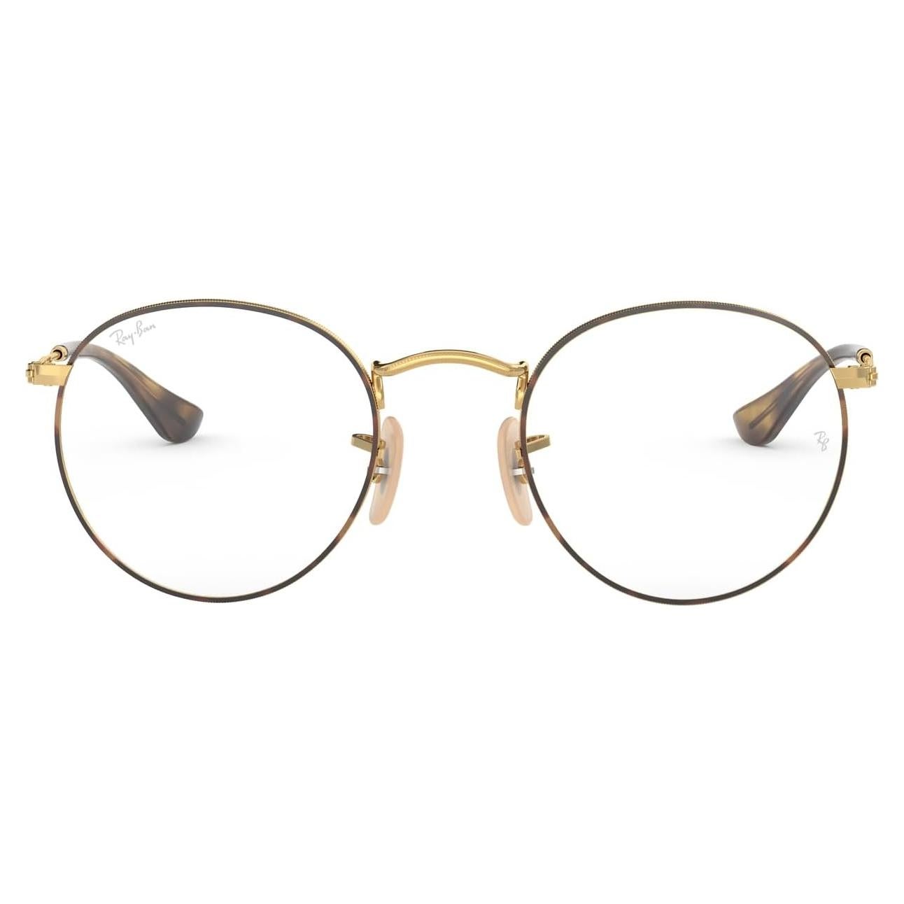 Gafas Ray-Ban RX3447V Redondas Metal 53mm Havana/Dorado