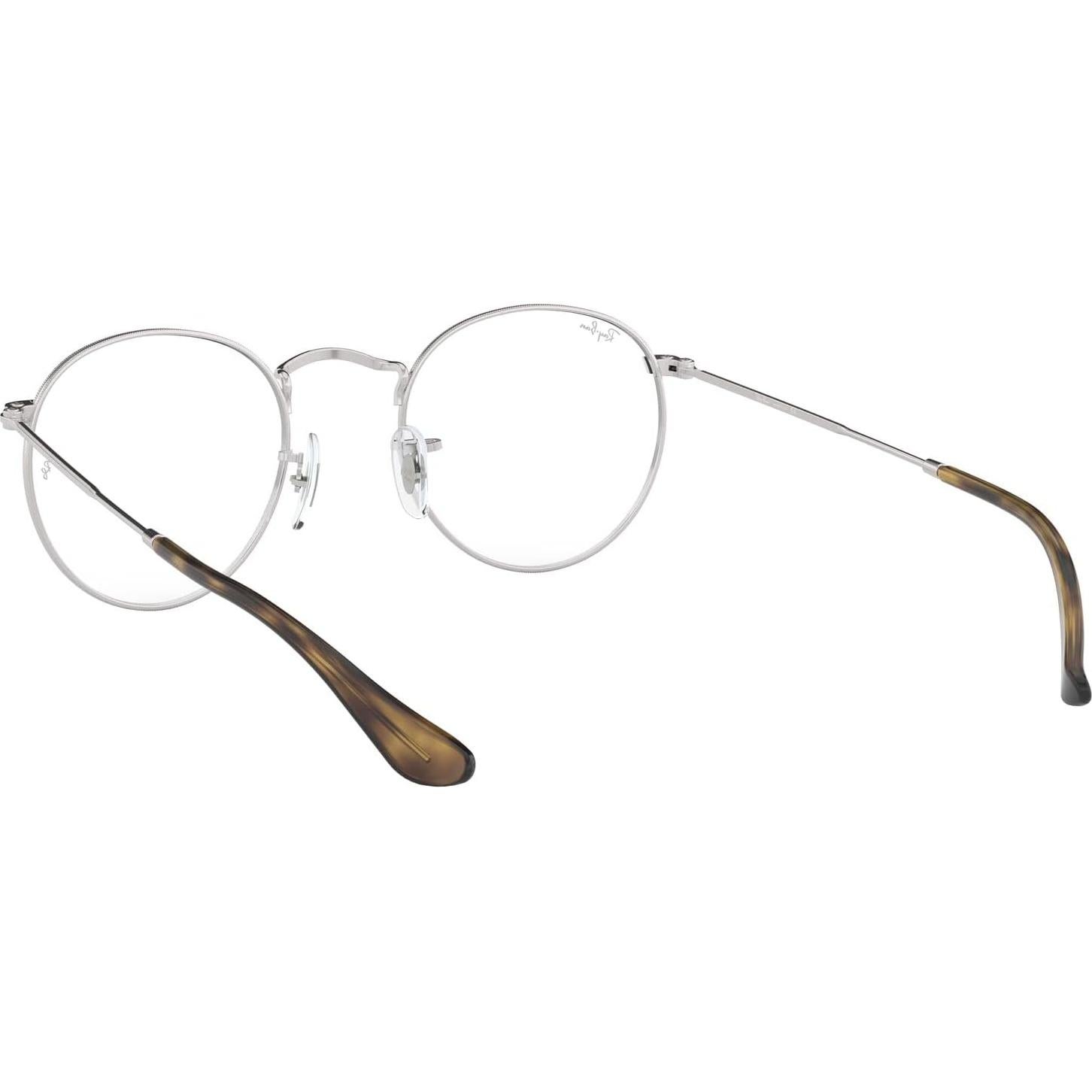 Gafas Ray-Ban Rx3447V Redondas Metal 47mm Azul Plata