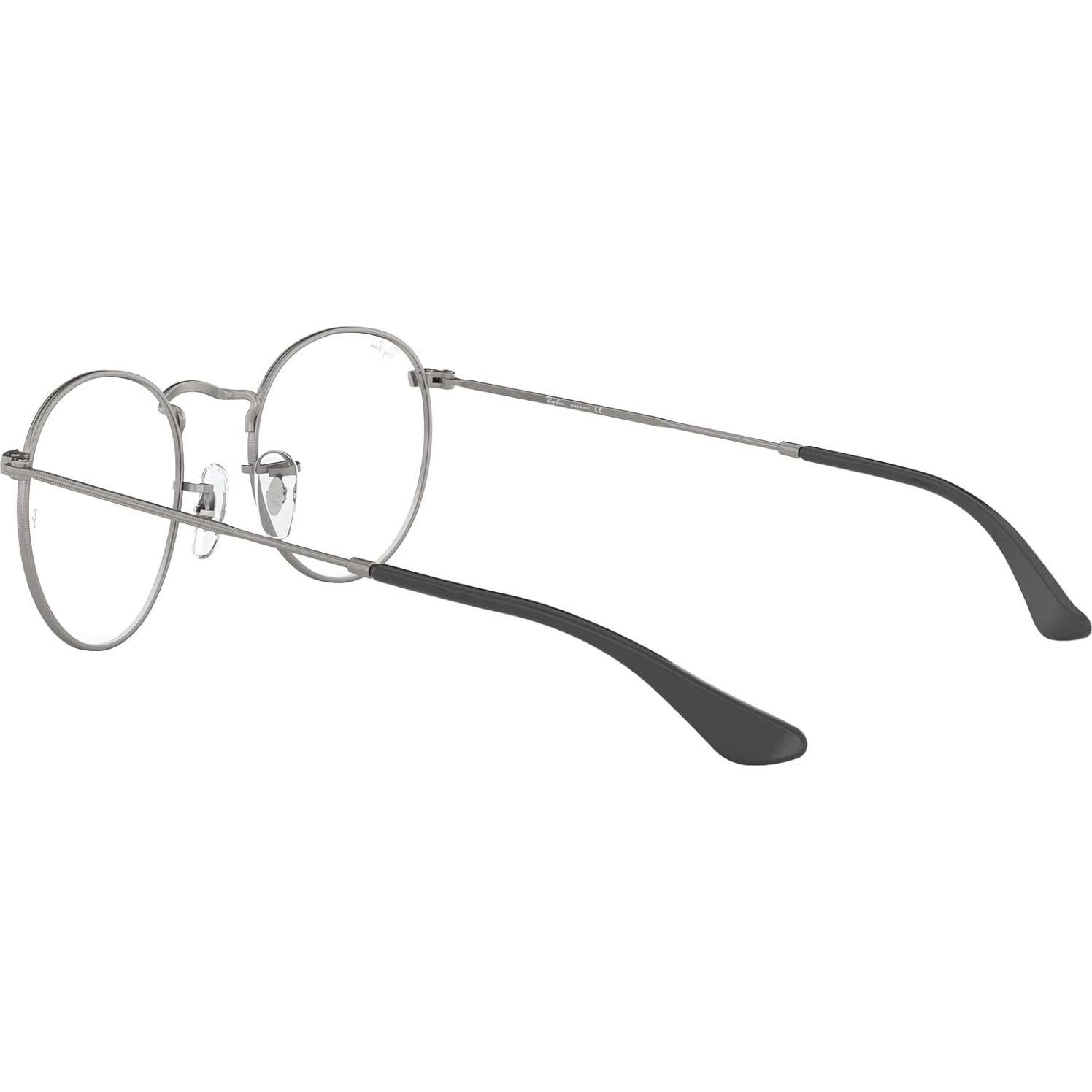 Gafas Ray-Ban Rx3447V Redondas Metal Gunmetal 47mm