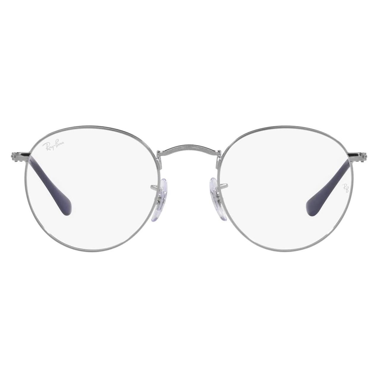 Gafas Ray-Ban Rx3447V Redondas Metal 47mm Gunmetal