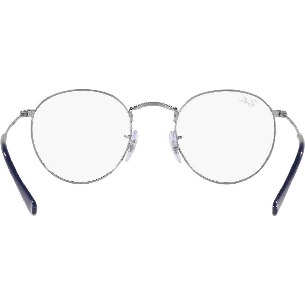 Gafas Ray-Ban Rx3447V Redondas Metal 47mm Gunmetal