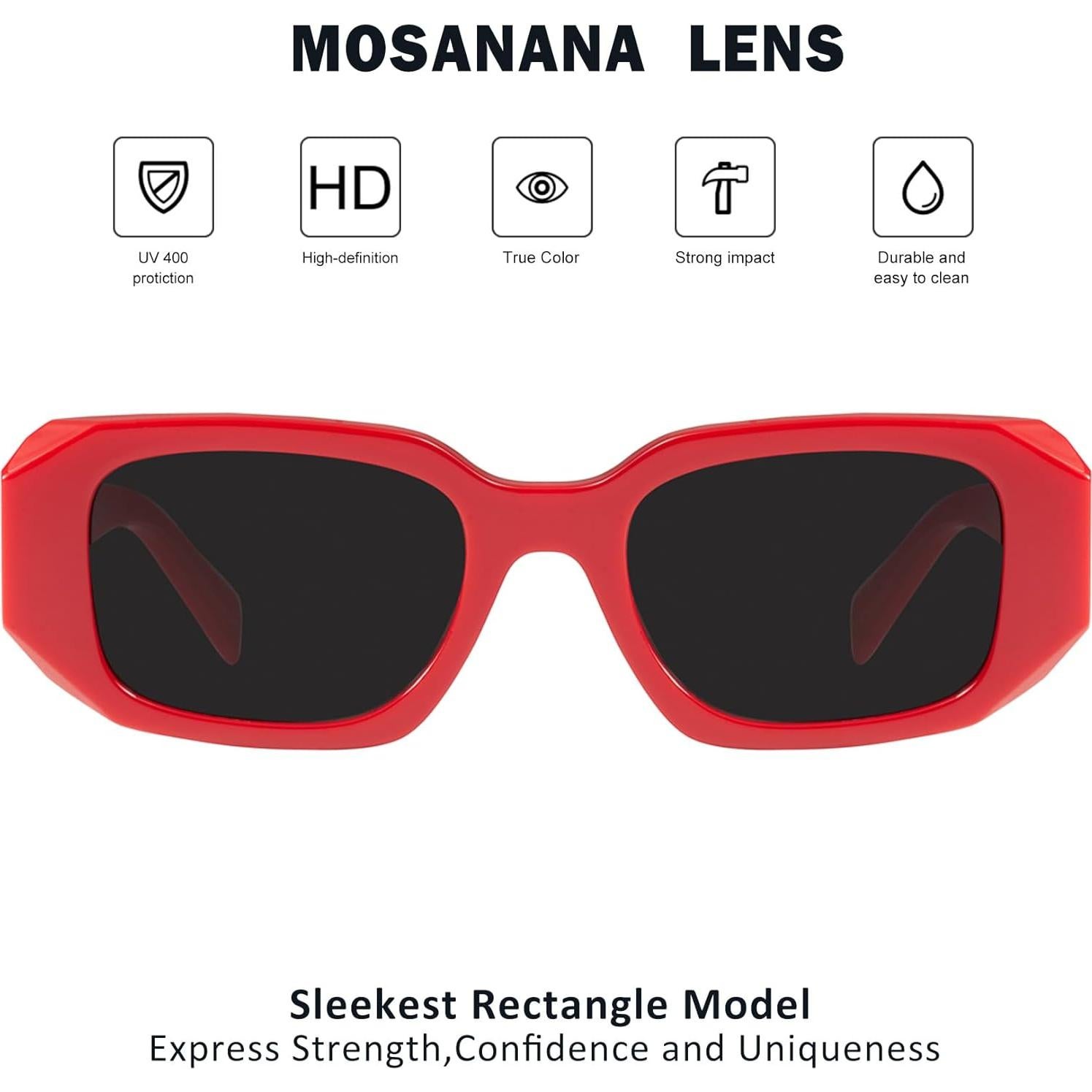 Gafas de Sol Rectangulares Mosanana Modelo Goulding UV400