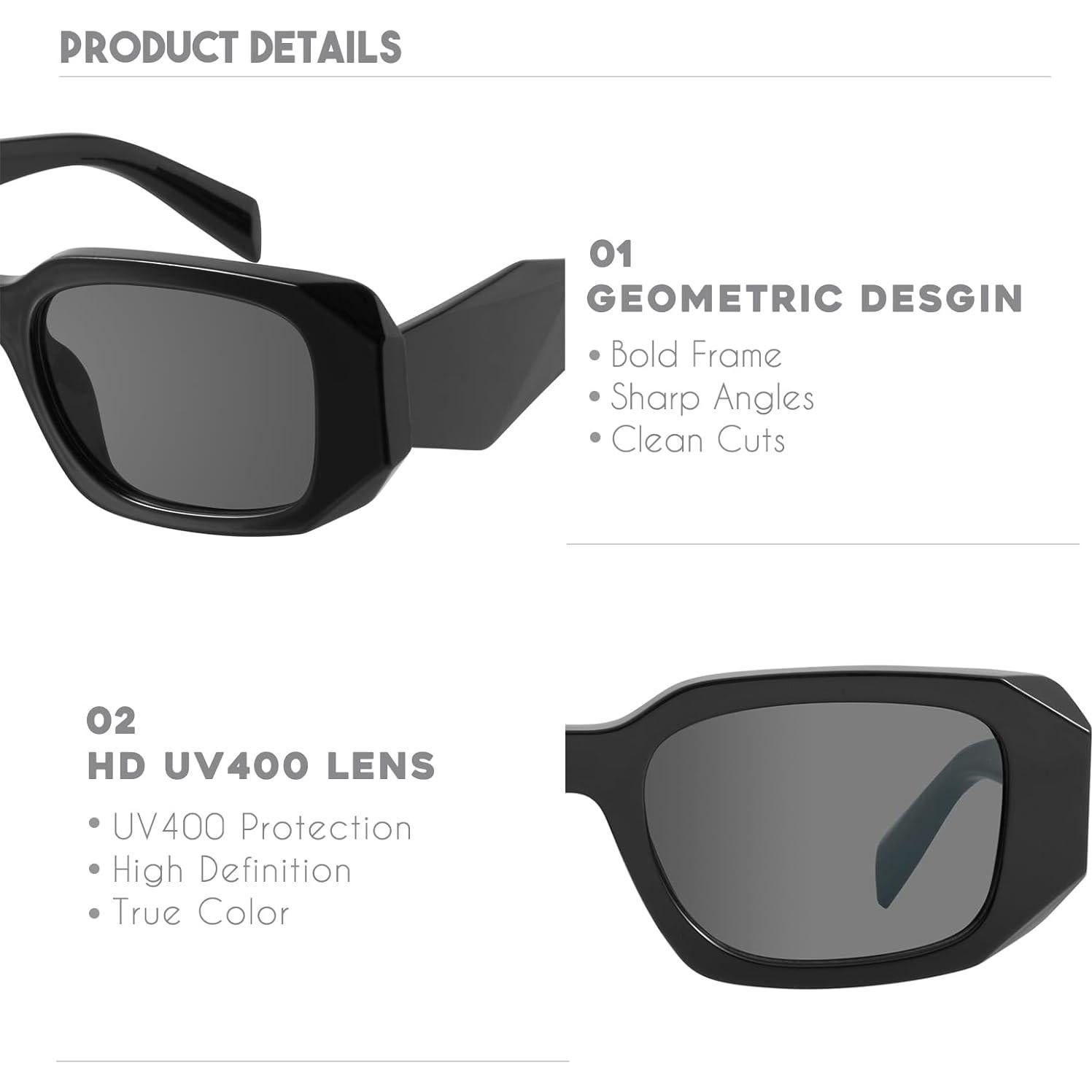 Gafas de Sol Rectangulares Mosanana Modelo Goulding UV400