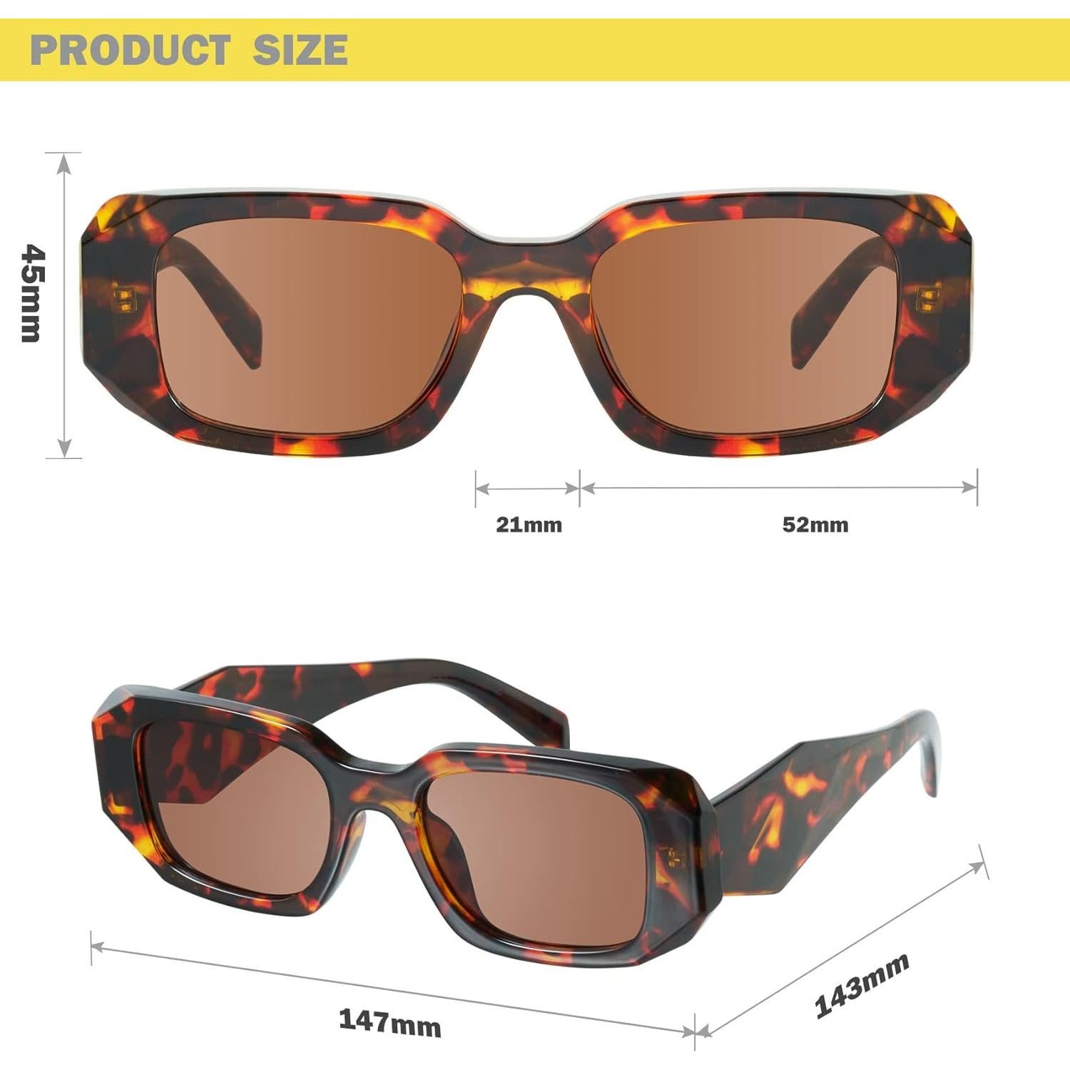 Gafas de Sol Rectangulares Mosanana Modelo Goulding UV400