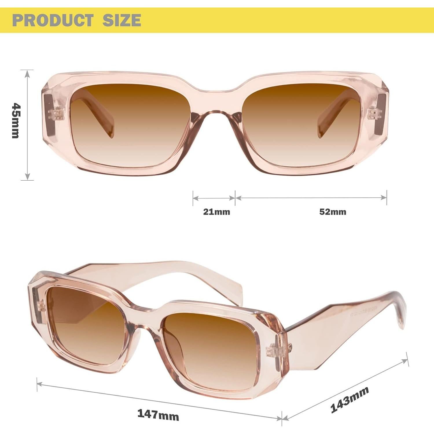 Gafas de Sol Rectangulares Mosanana Modelo Goulding UV400