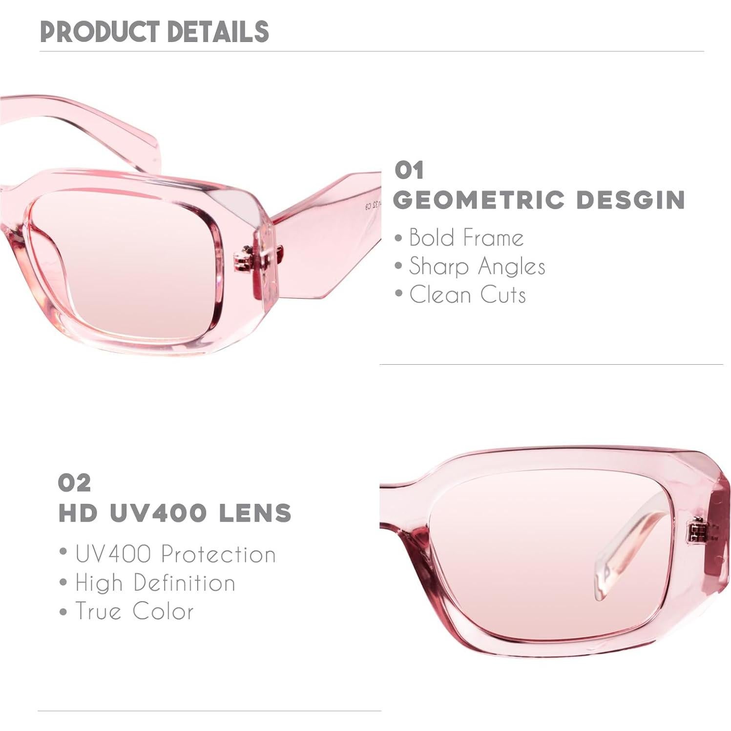 Gafas de sol rectangulares Mosanana Goulding UV400