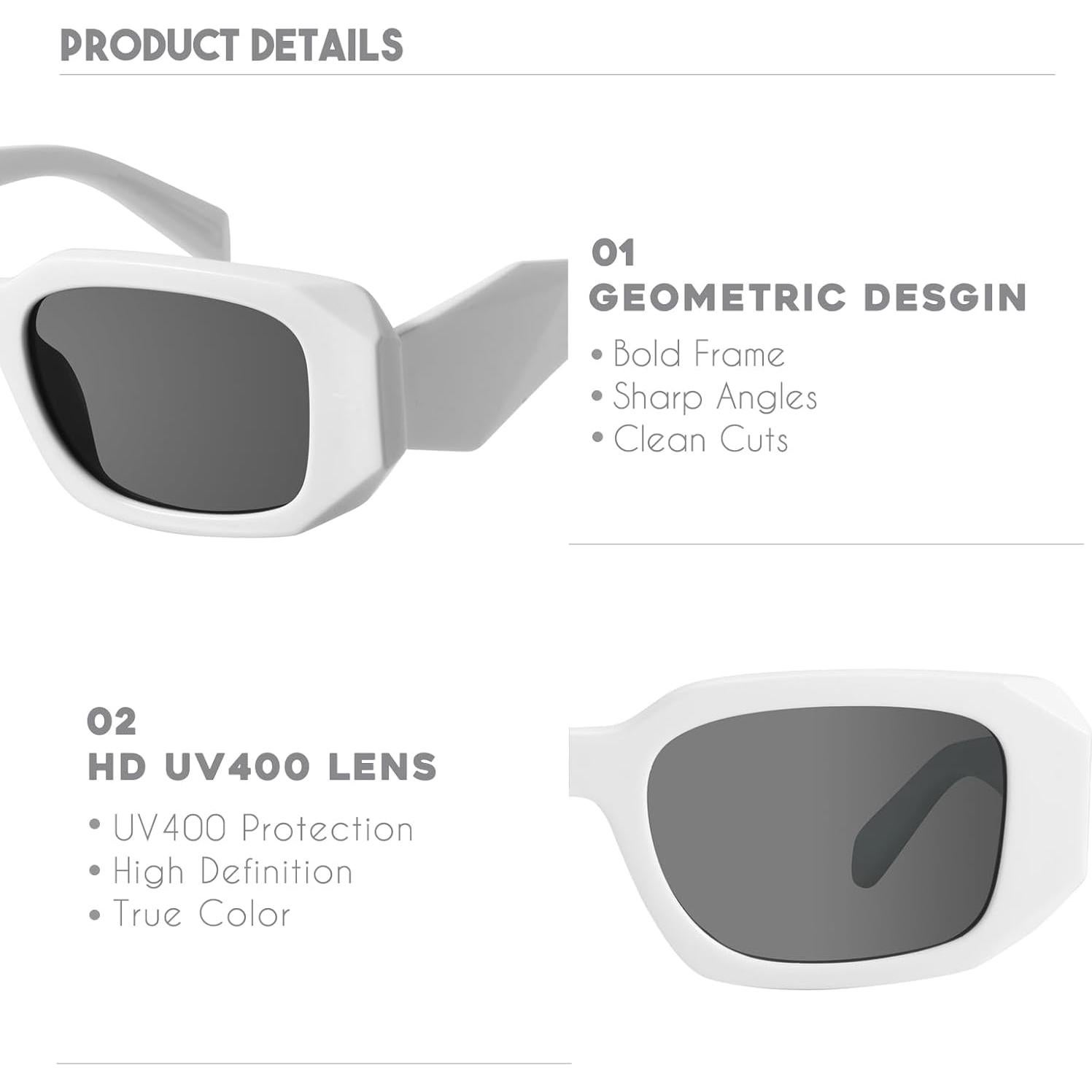 Gafas de Sol Rectangulares Mosanana Goulding UV400