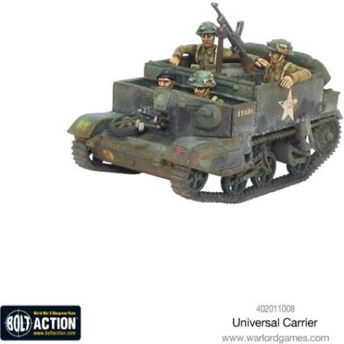 Kit de Modelo Warlord Universal Carrier 1:56 Sin Pintar