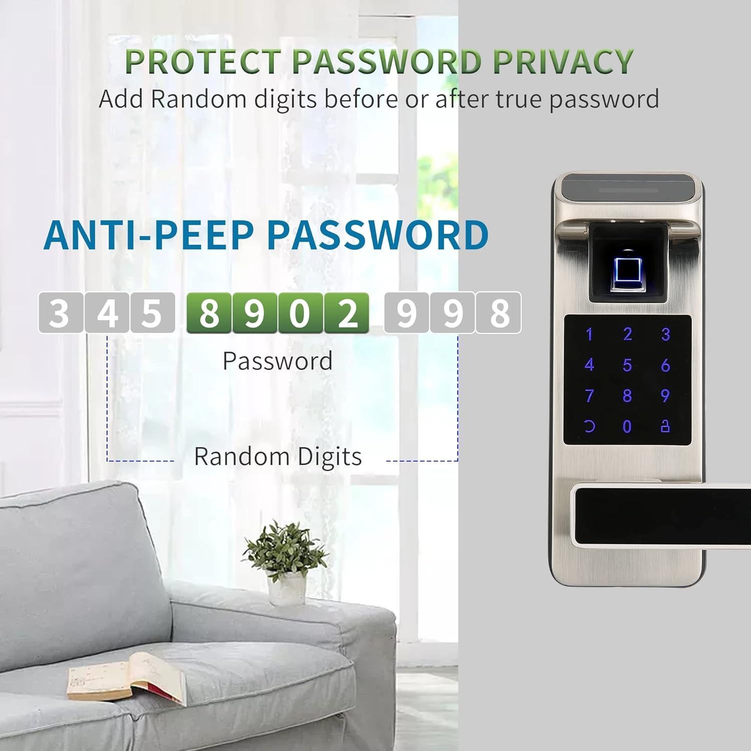 Cerradura Inteligente HARFO A01 Huella Dactilar y App