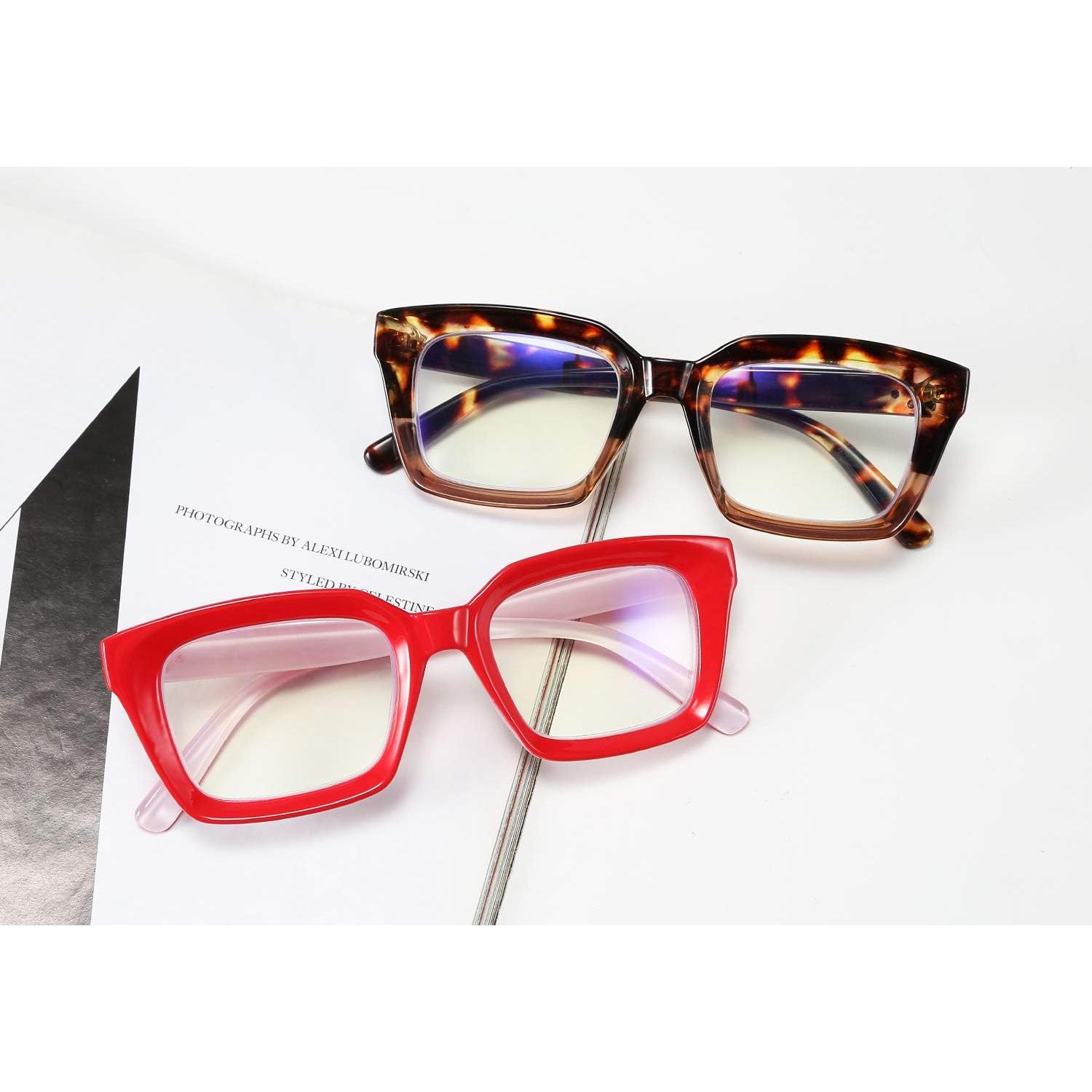 Gafas de Lectura FEISEDY B2479 Retro Cuadradas 2.0x