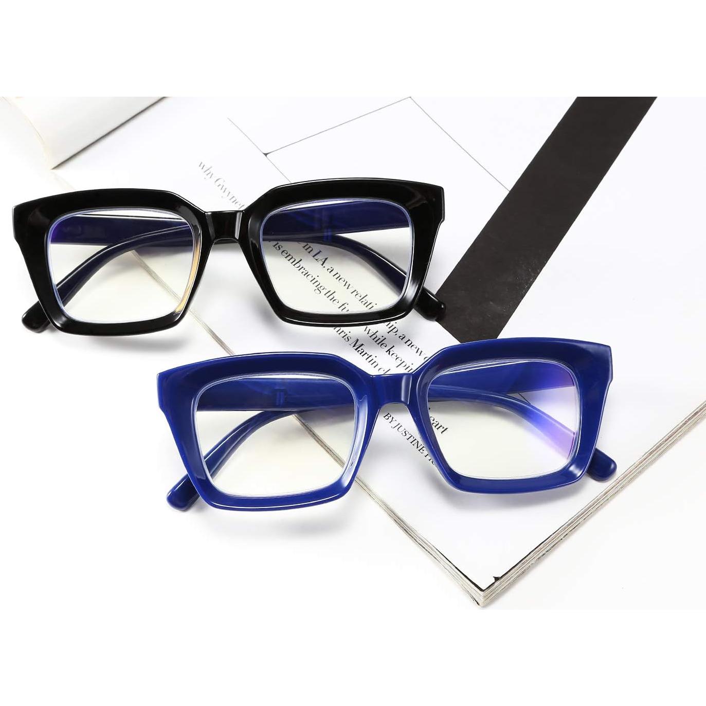 Gafas de Lectura FEISEDY B2479 Retro Cuadradas 2.5x