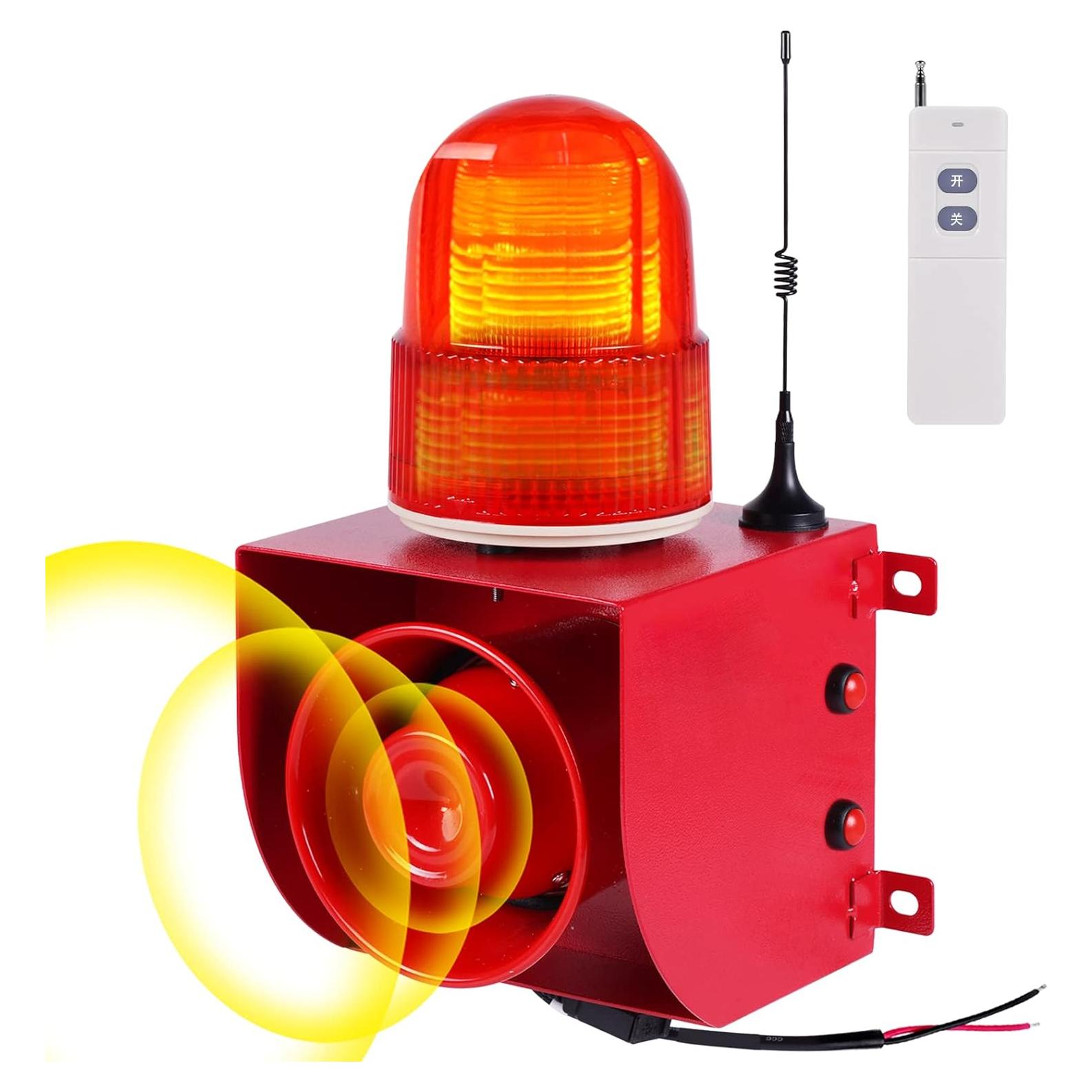 Alarma de Sirena Industrial Saladulce 120dB Inalámbrica IP65