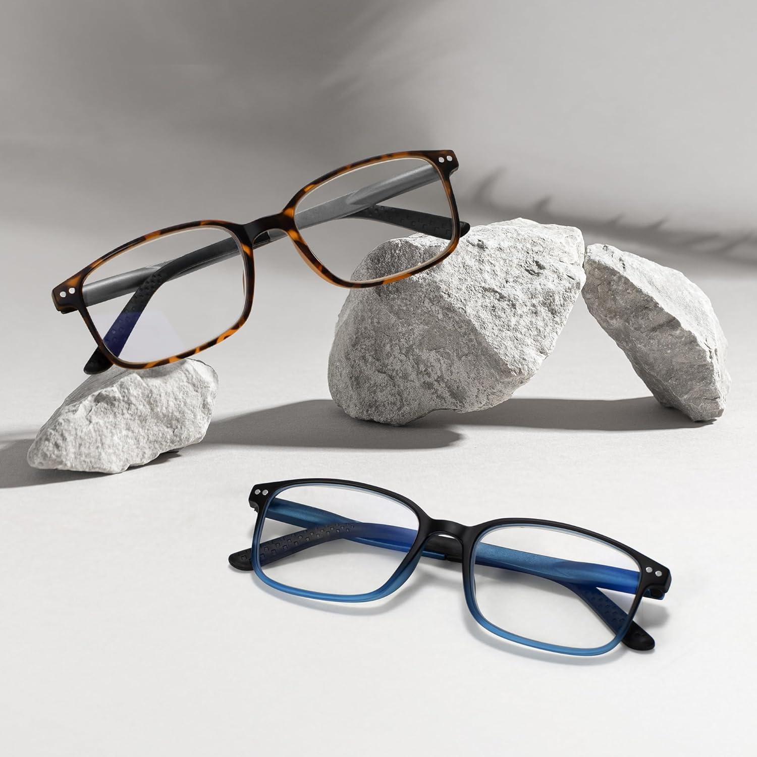 Gafas de Lectura EASY READ 2 Pares TR90 Anti Luz Azul