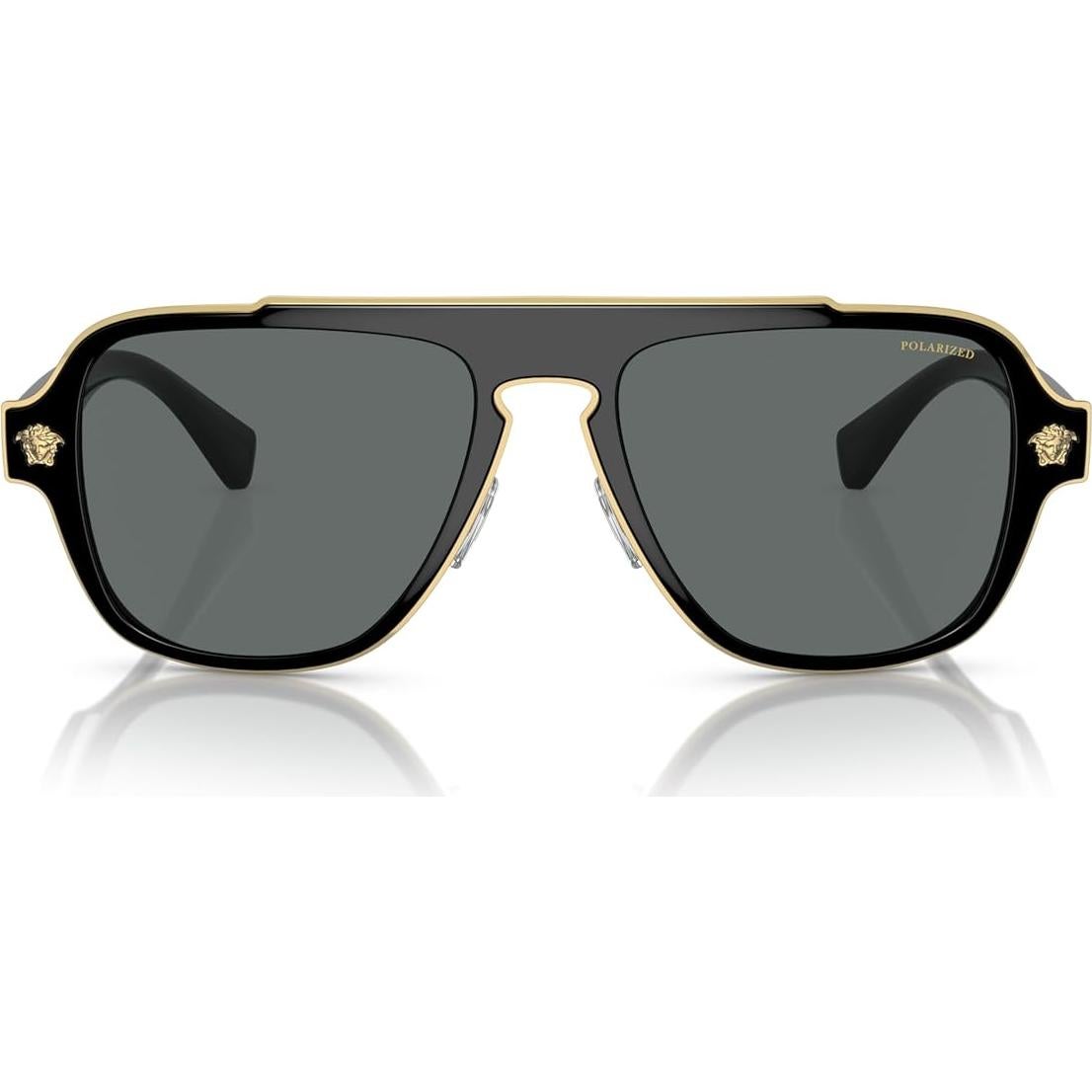 Gafas de sol Versace Hombre Marco Negro Lentes 56mm