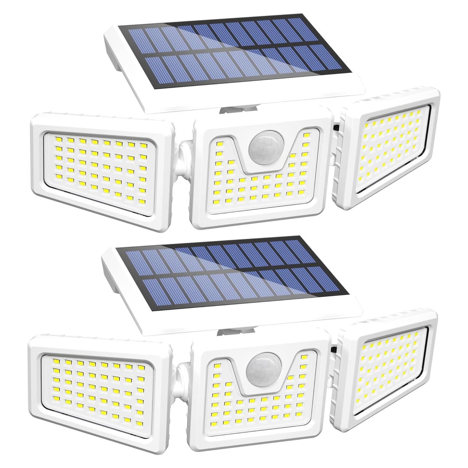 Luces Solares INCX 156 LED con Sensor de Movimiento IP65