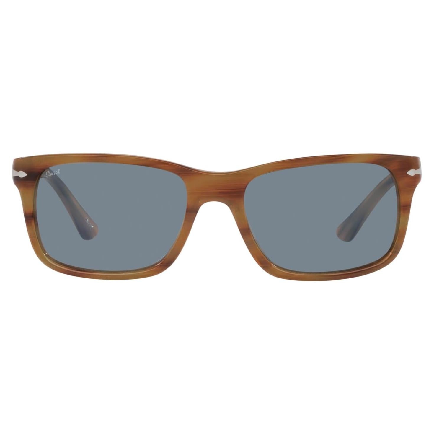 Gafas de sol Persol PO3048S Marrón Rayas Azul Claro