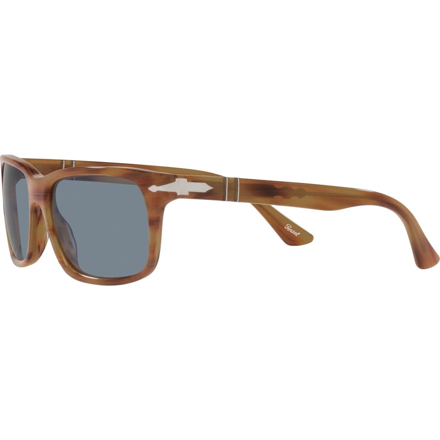 Gafas de sol Persol PO3048S Marrón Rayas Azul Claro