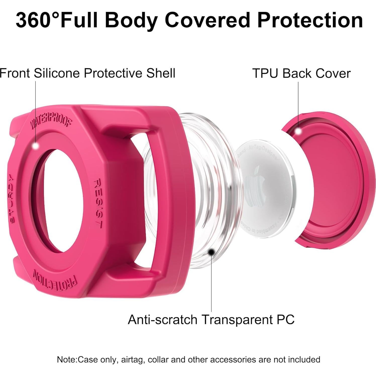 Funda Impermeable SANKALA para Airtag de Collar de Perro