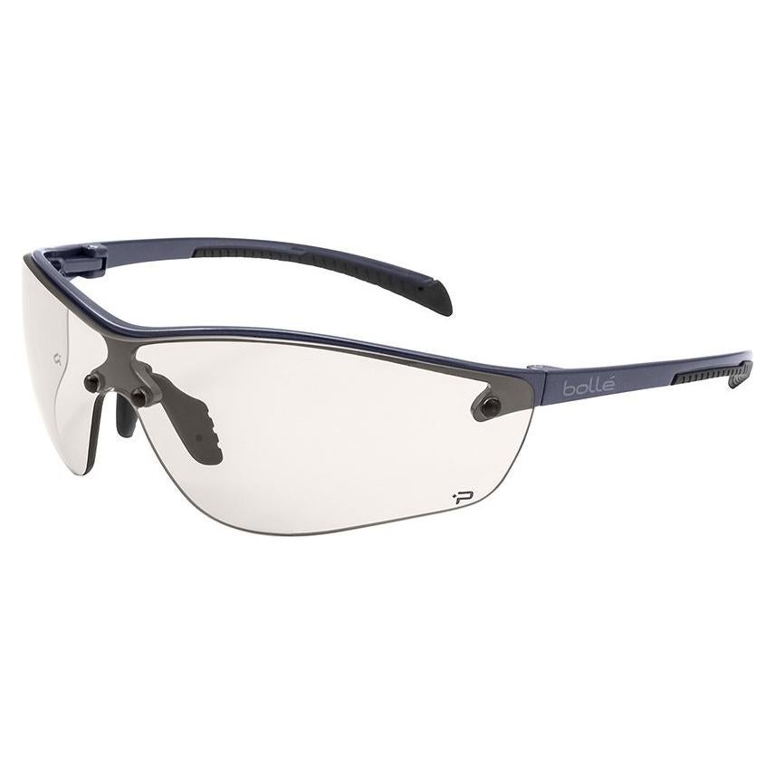 Gafas de seguridad Bollé Silium+ metal oscuro lentes ámbar