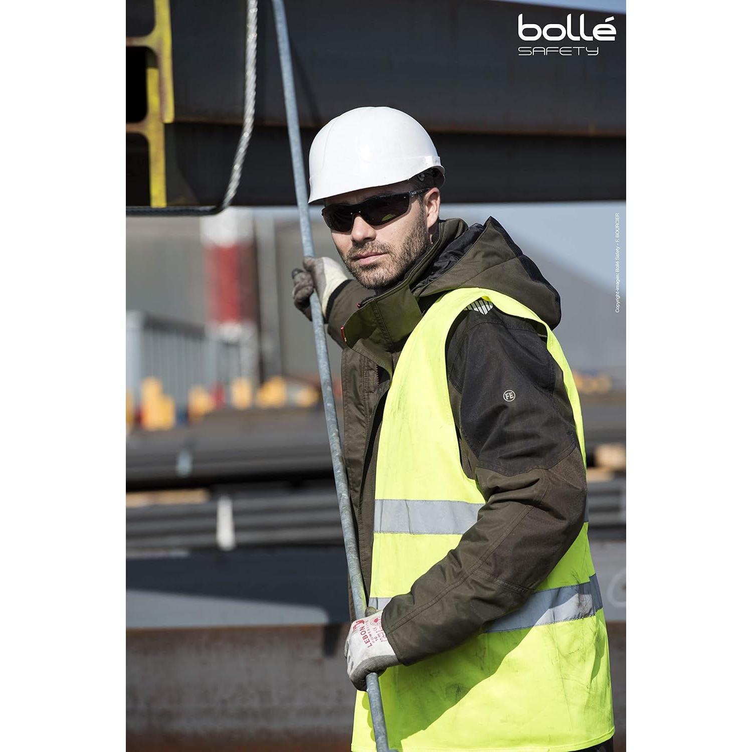 Gafas de Seguridad Bollé Silium+ Platinum, Lentes Ahumados