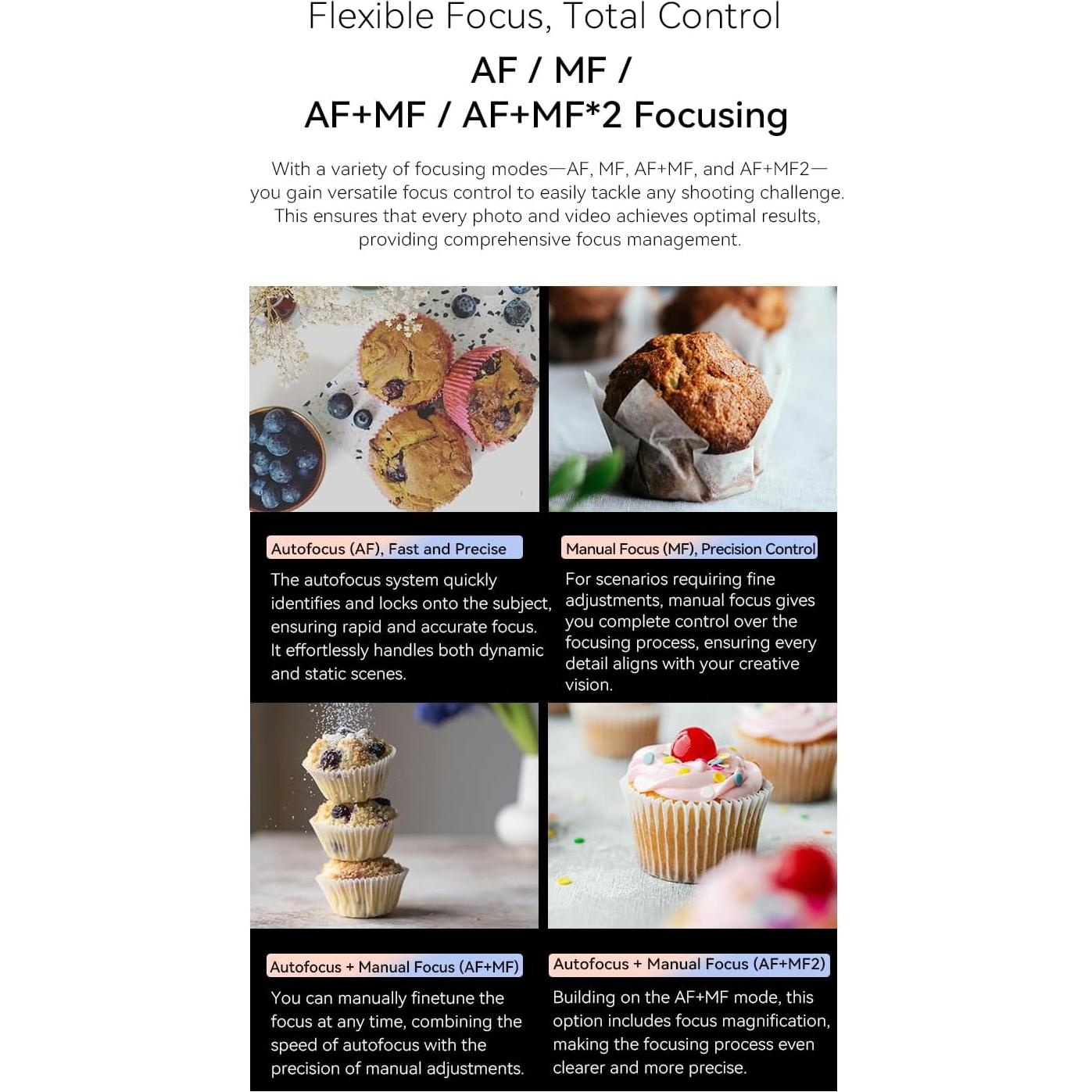 Cámara Digital ORDRO G930B 5K 64MP con Pantalla Táctil