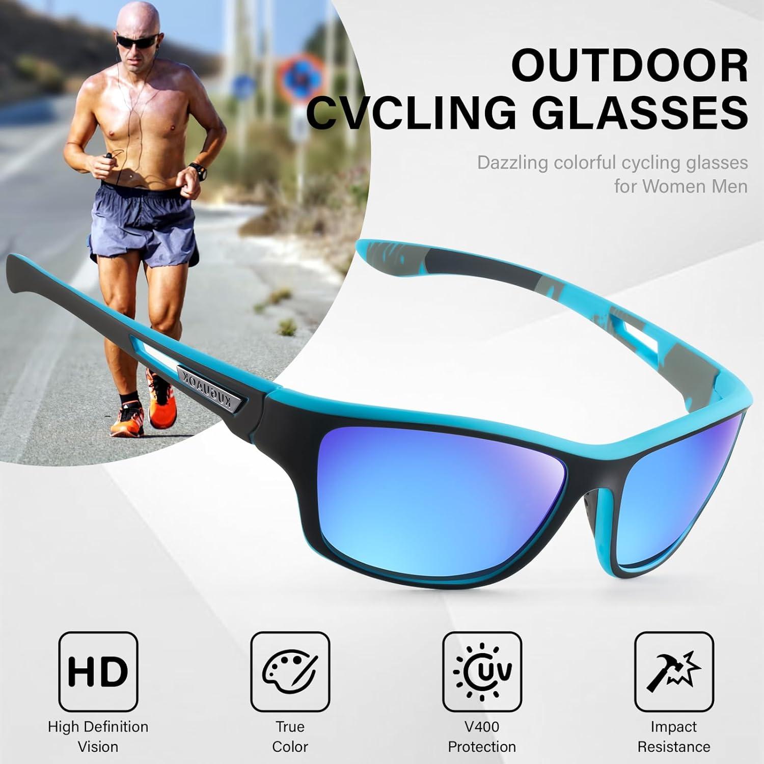 Gafas de Sol Polarizadas KUGUAOK para Hombres 100% UV