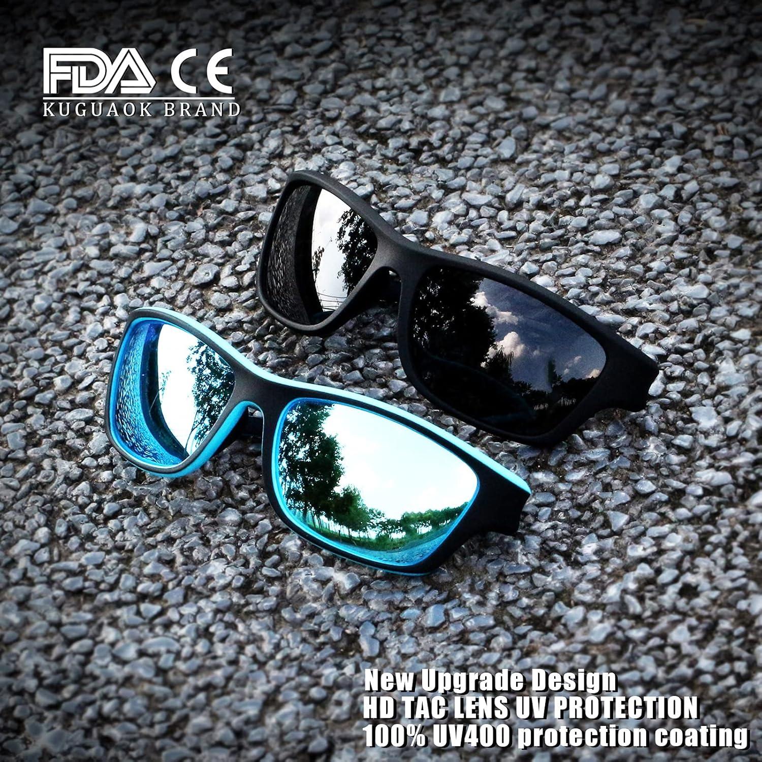 Gafas de sol KUGUAOK polarizadas para hombres 100% UV