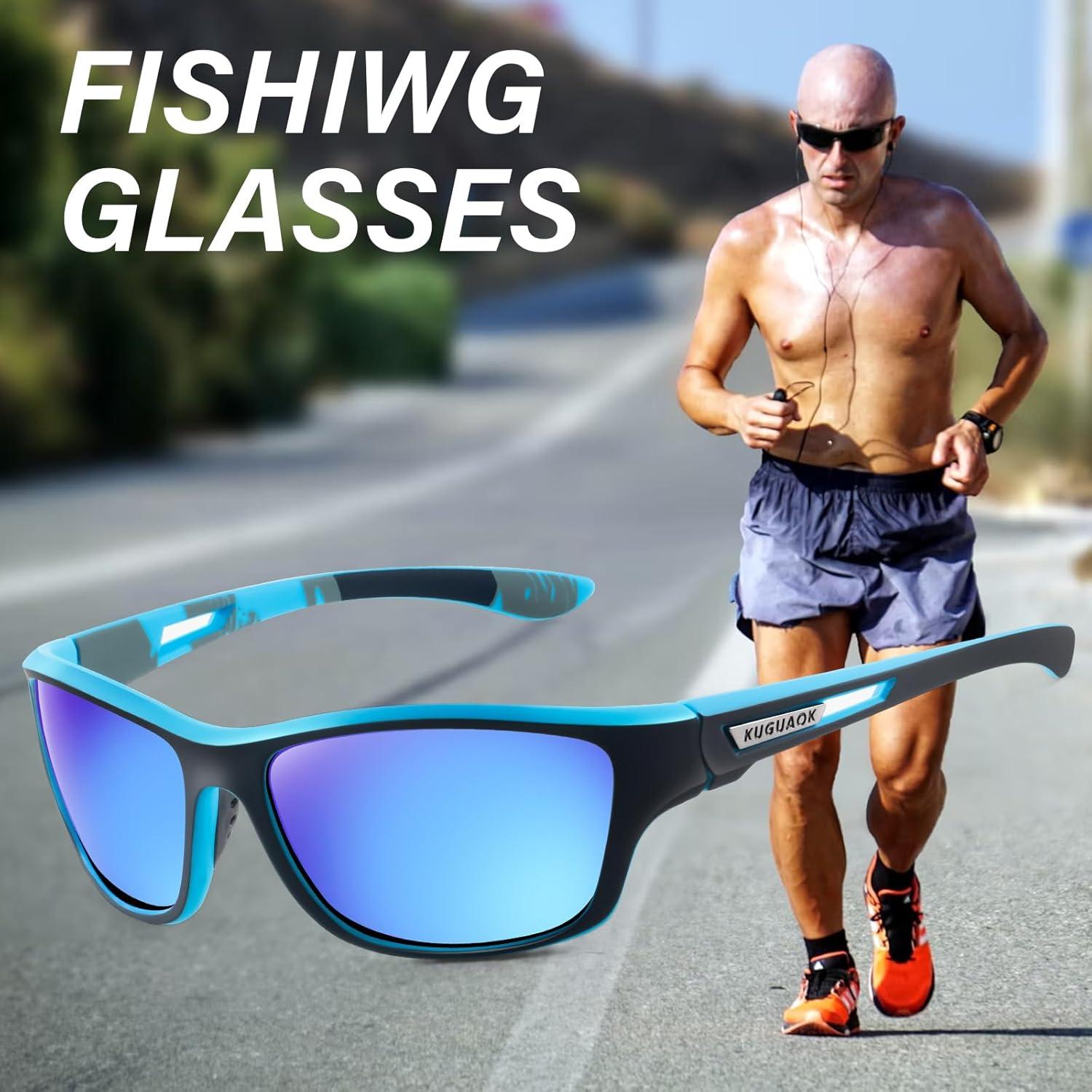 Gafas de Sol Polarizadas KUGUAOK para Hombres 100% UV