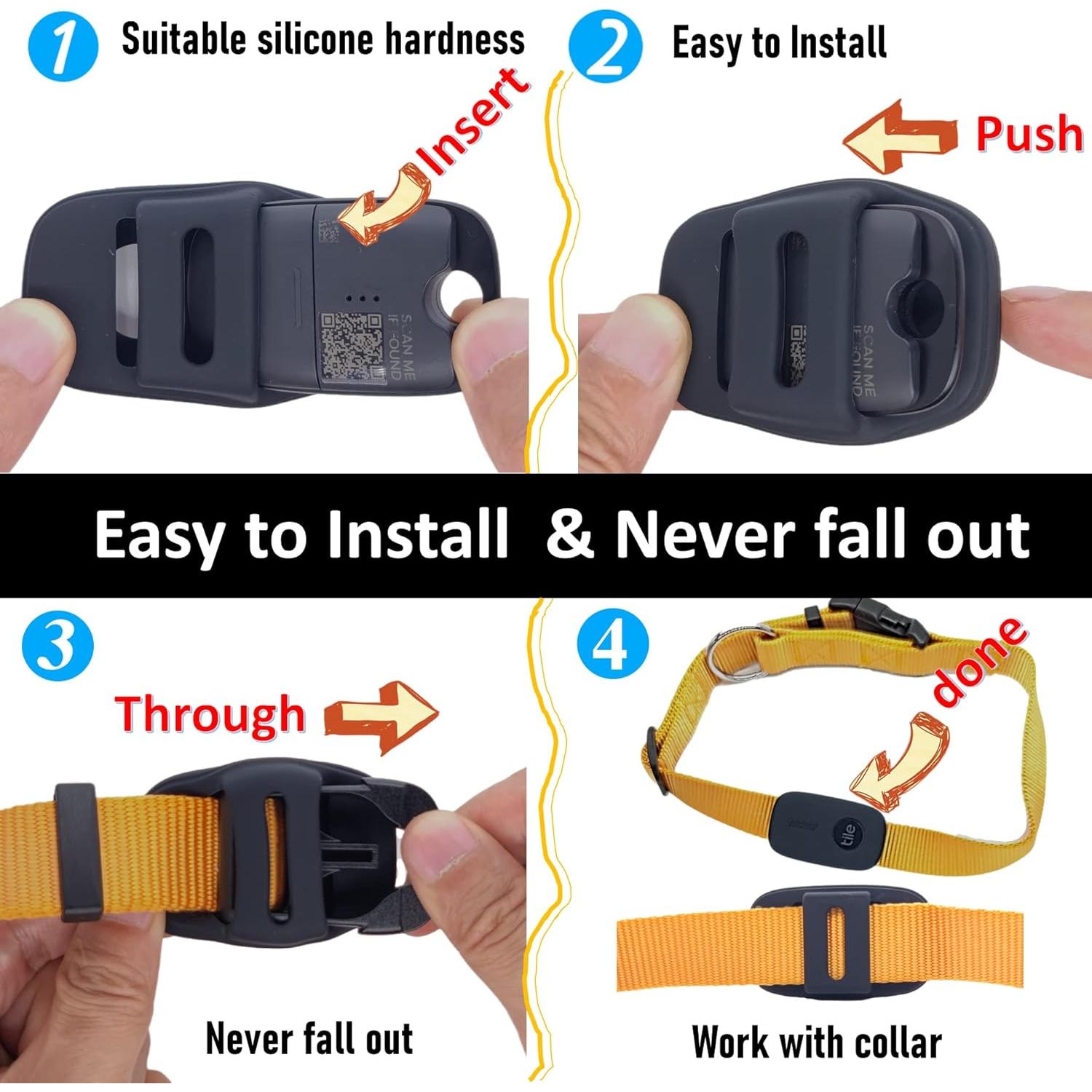 Funda de Silicona Yotommi para Tile Pro 2022/2024 - Verde/Negro