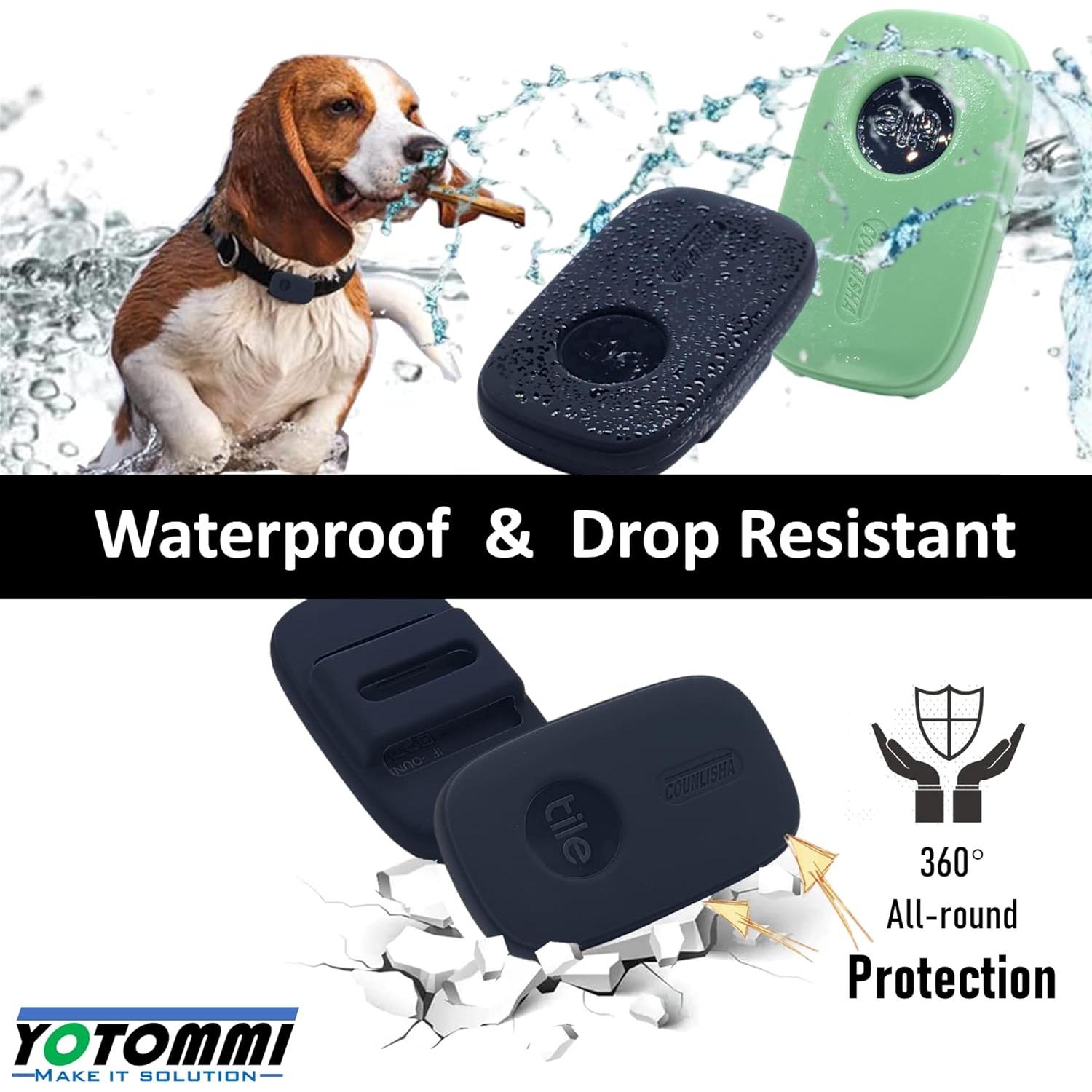 Funda de Silicona Yotommi para Tile Pro 2022/2024 - Verde/Negro
