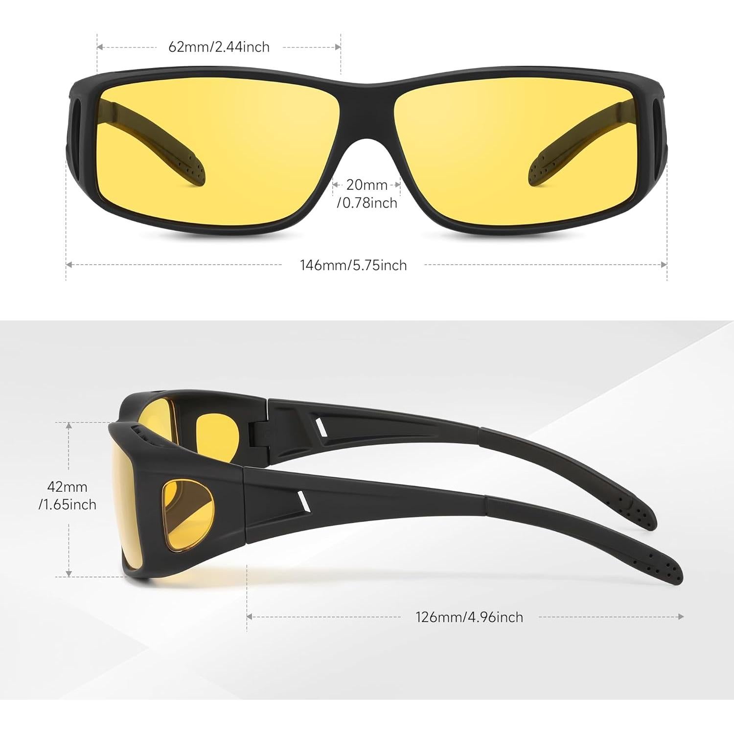 Gafas de Conducir de Noche Tnnaiko Polarizadas HD