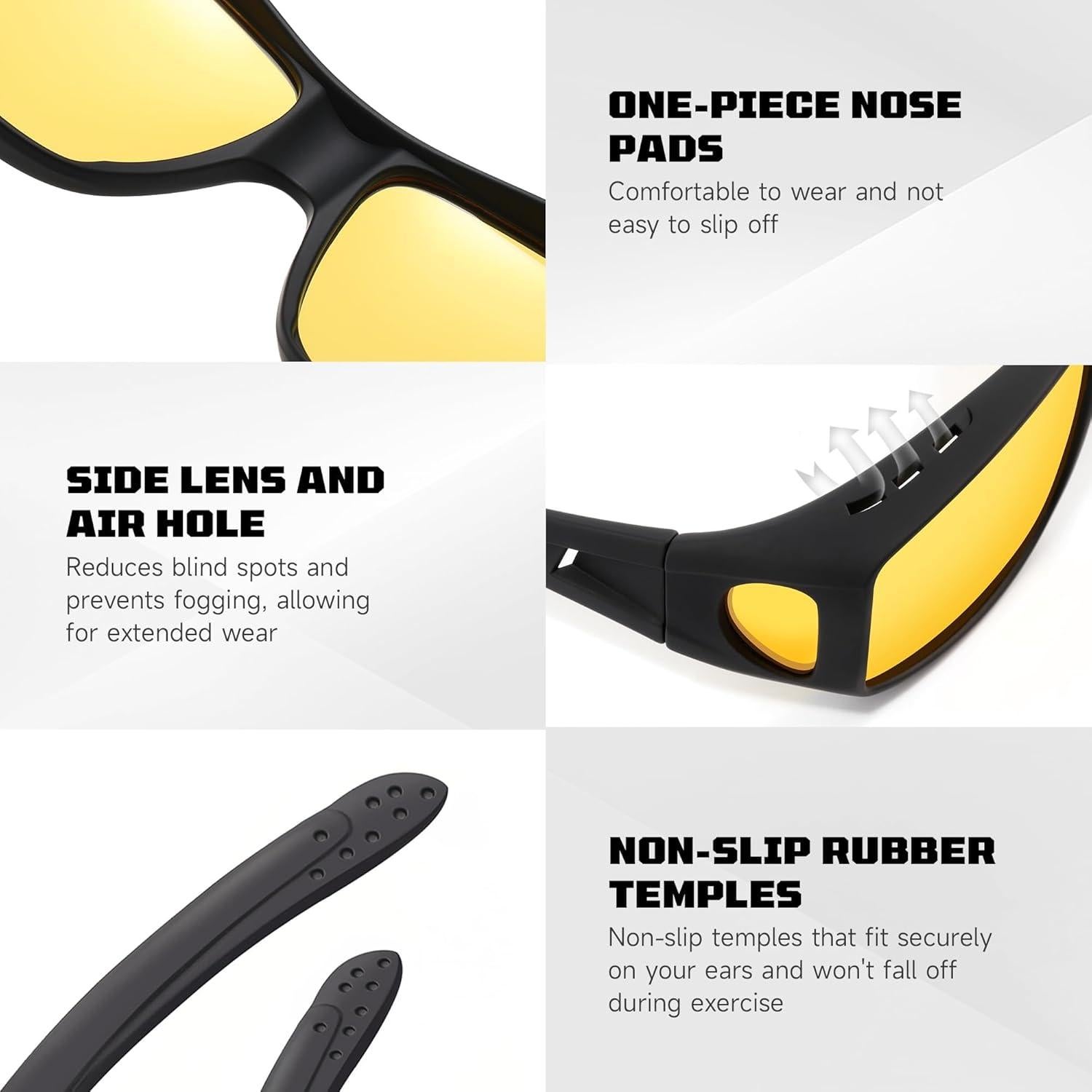 Gafas de Conducir Nocturna Tnnaiko Polarizadas HD