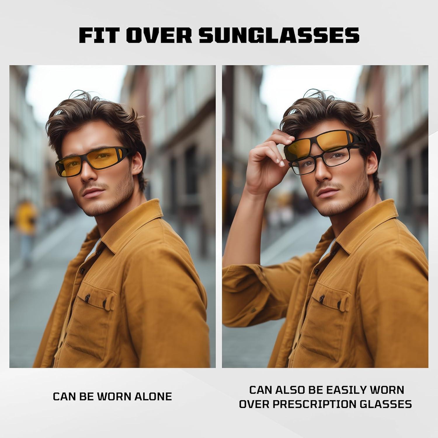 Gafas de Conducir Nocturna Tnnaiko con Lentes Polarizados