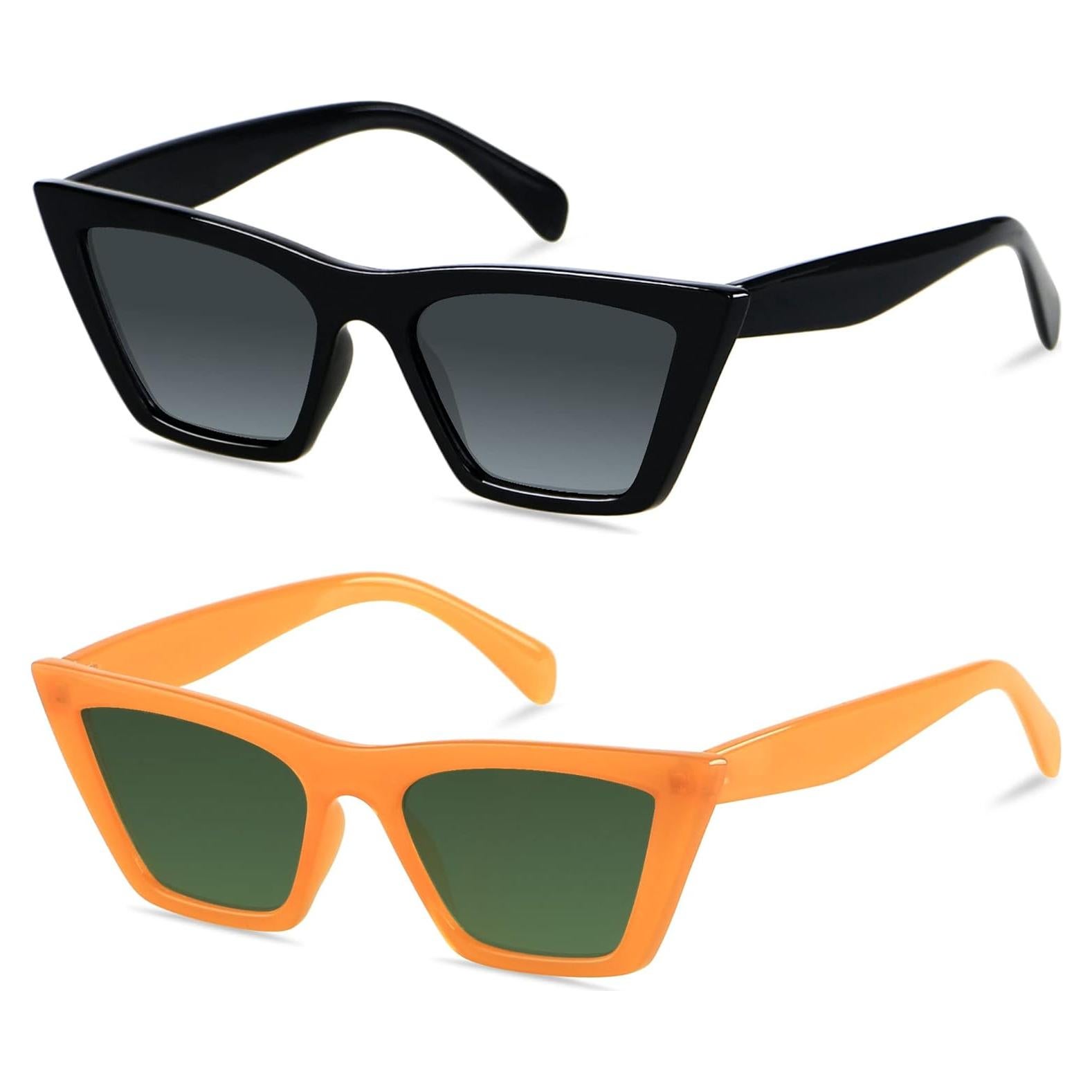 Gafas de sol Cat Eye ANDWOOD UV400 para mujeres vintage