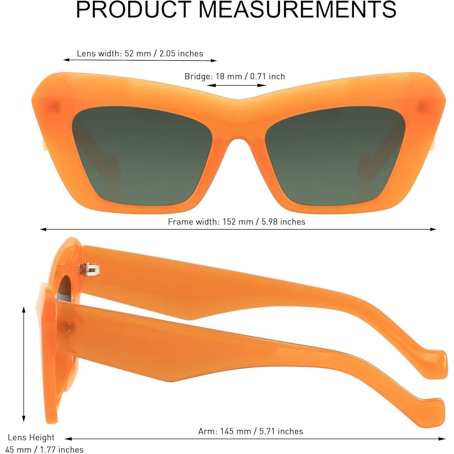 Gafas de sol Cat Eye ANDWOOD para mujeres con lentes UV400