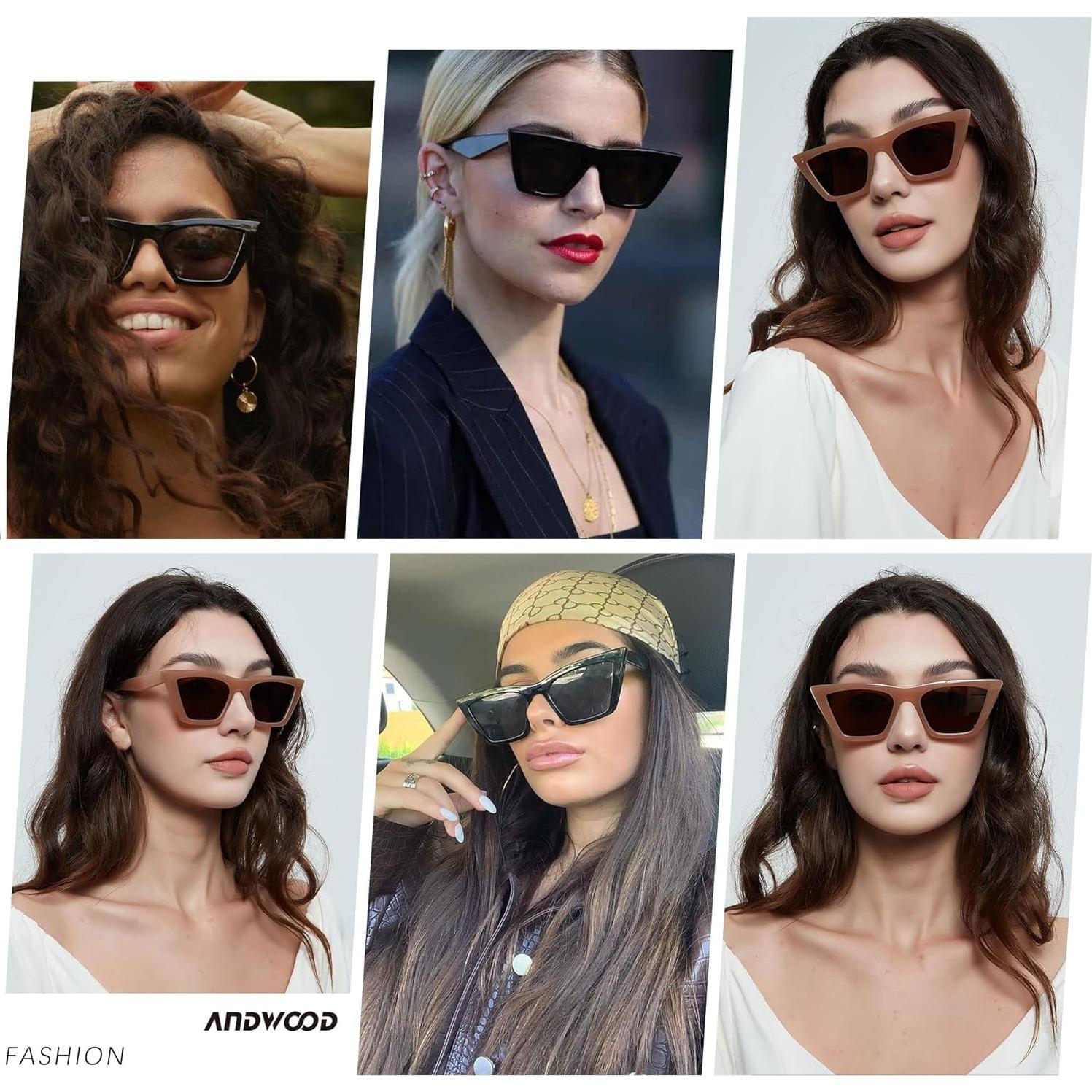 Gafas de sol Cat Eye ANDWOOD AF3173 con lentes UV400