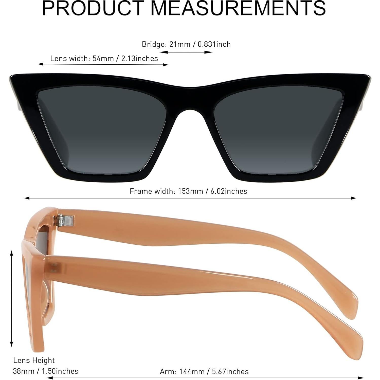 Gafas de sol Cat Eye ANDWOOD AF3173 con lentes UV400