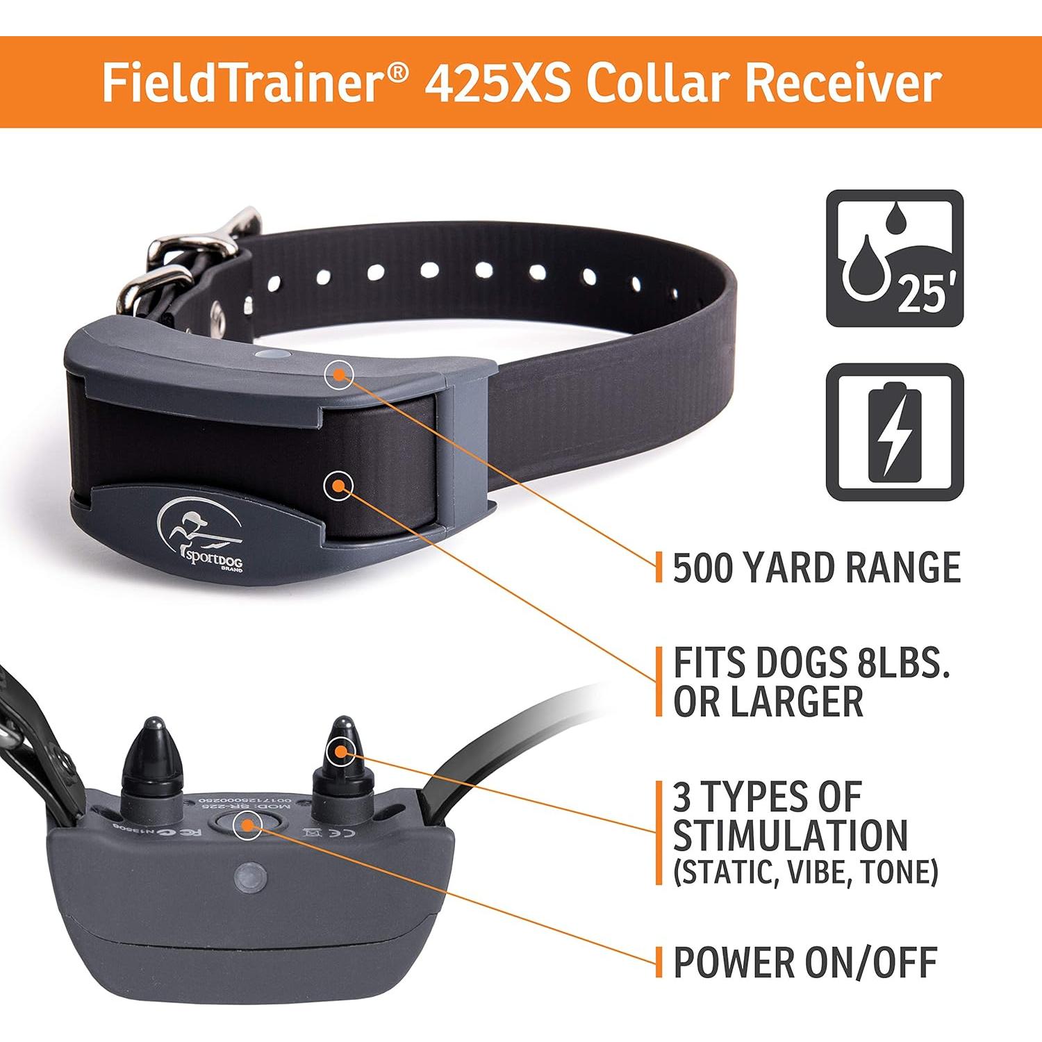Collar de Entrenamiento SportDOG 425XS - E-Collar Recargable